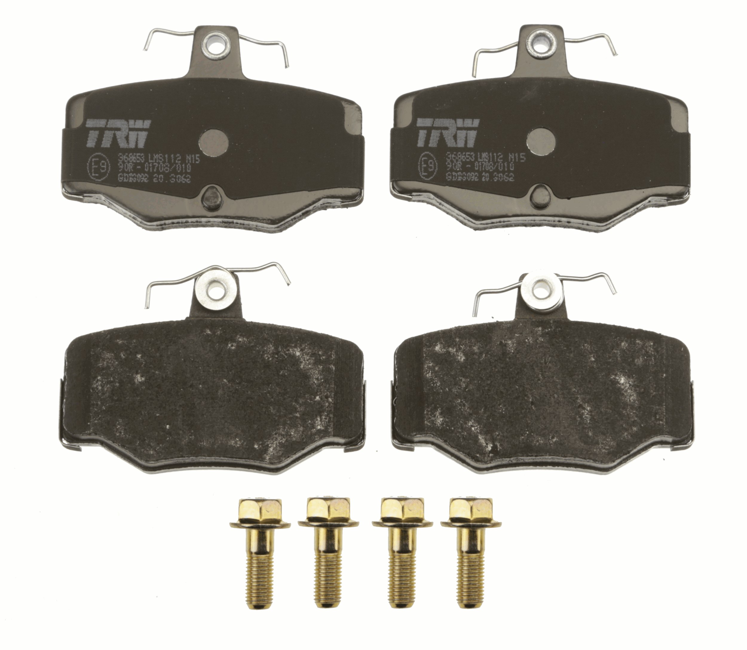 Brake Pad Set, disc brake - GDB3092 TRW