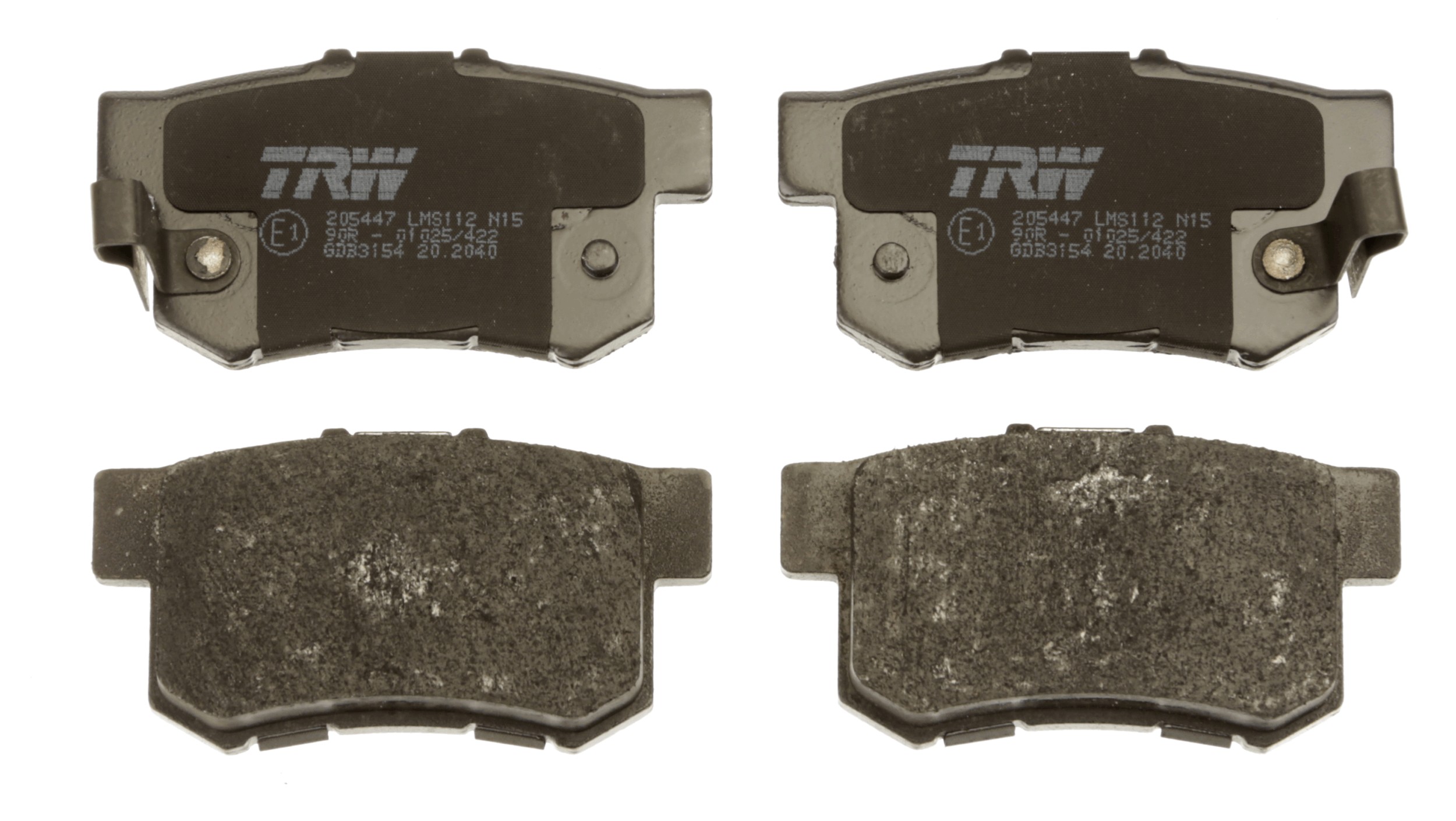 Brake Pad Set, disc brake - GDB3154 TRW