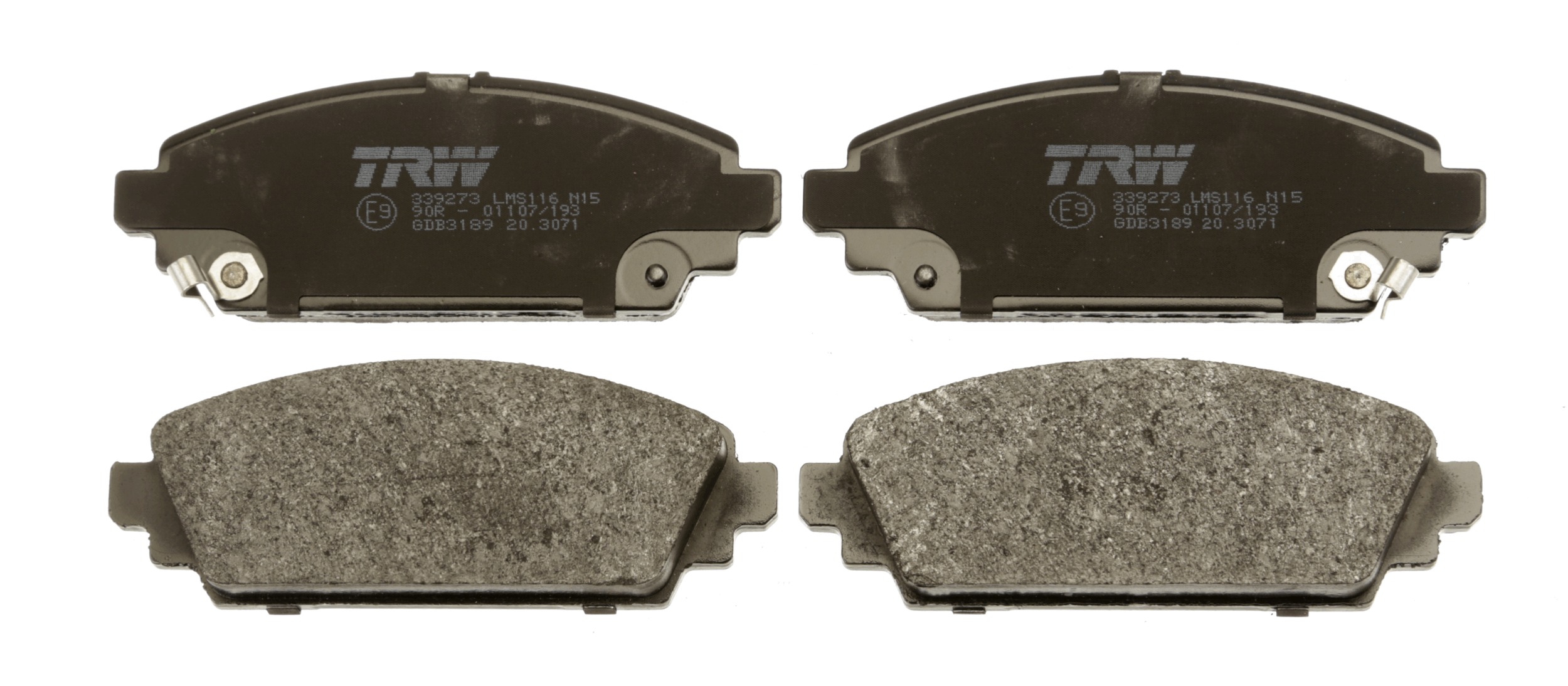 Brake Pad Set, disc brake - GDB3189 TRW