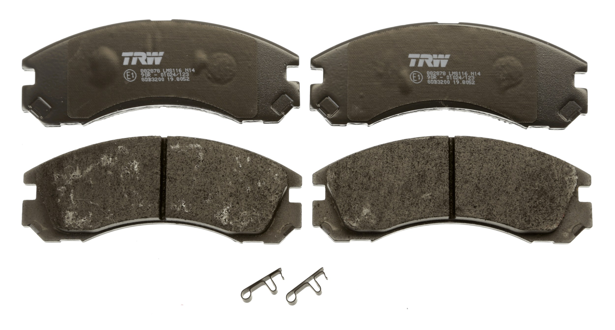 Brake Pad Set, disc brake - GDB3200 TRW
