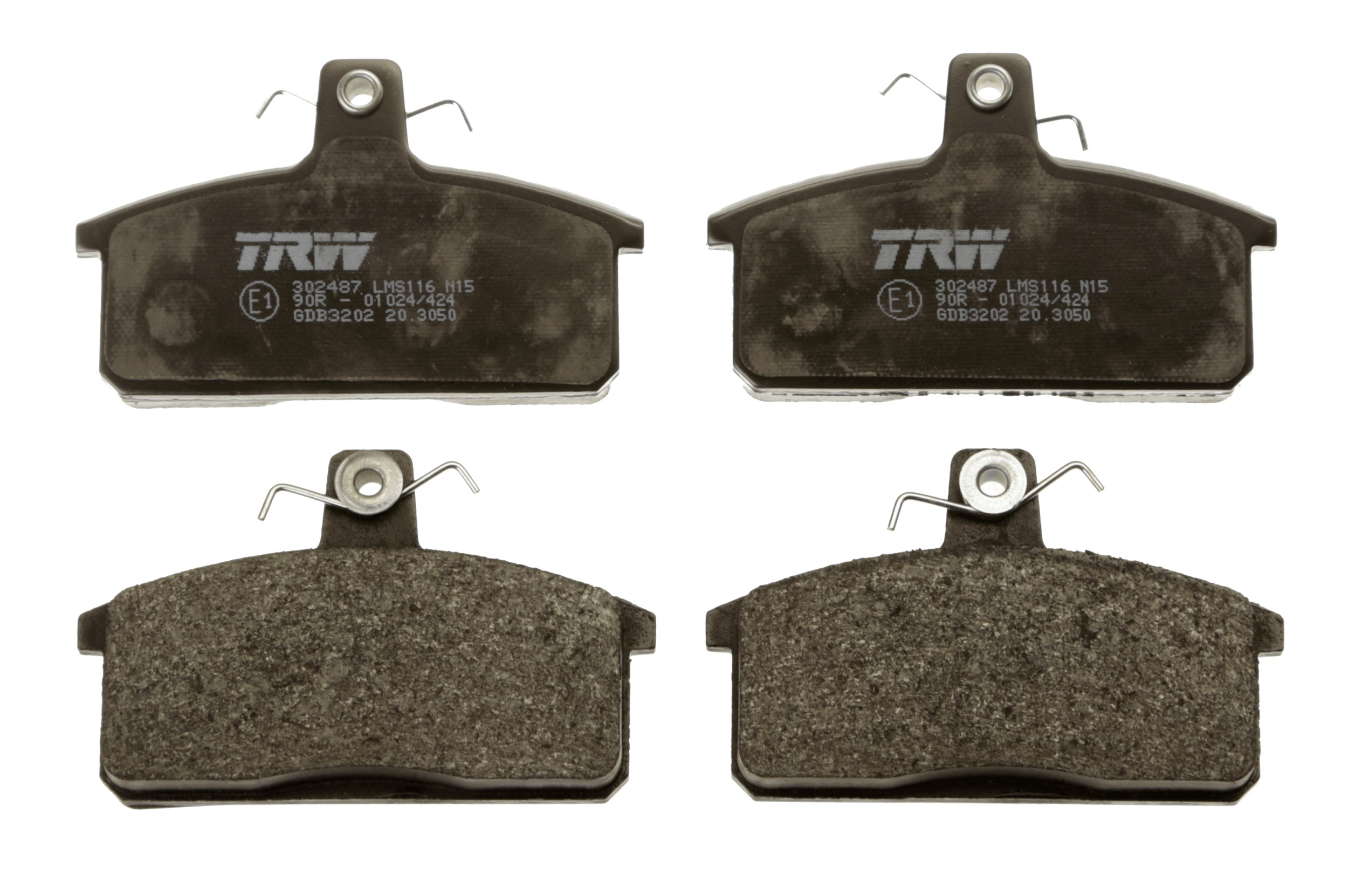 Kit pastiglie freno, Freno a disco - GDB3202 TRW