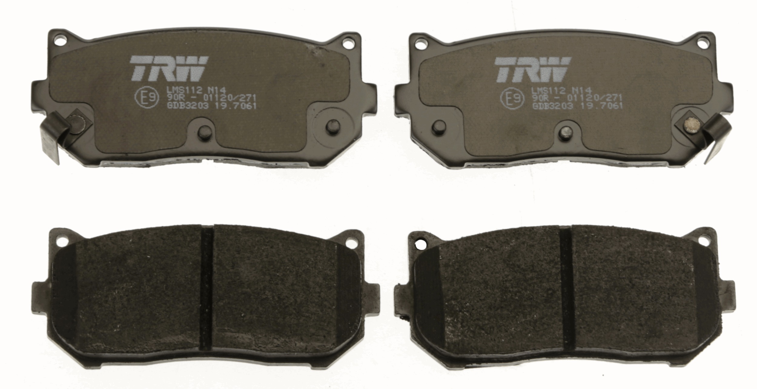 Brake Pad Set, disc brake - GDB3203 TRW