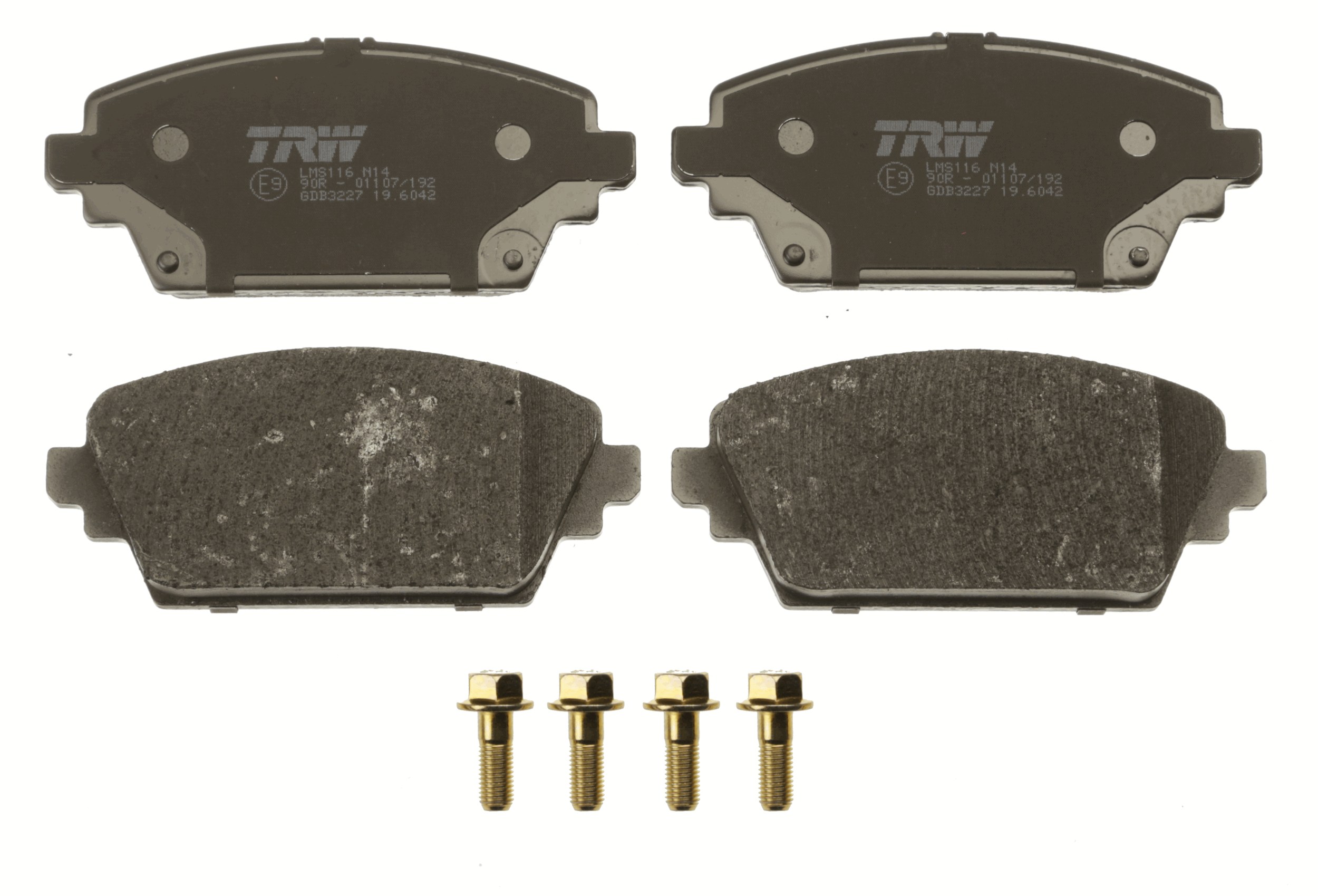 Brake Pad Set, disc brake - GDB3227 TRW