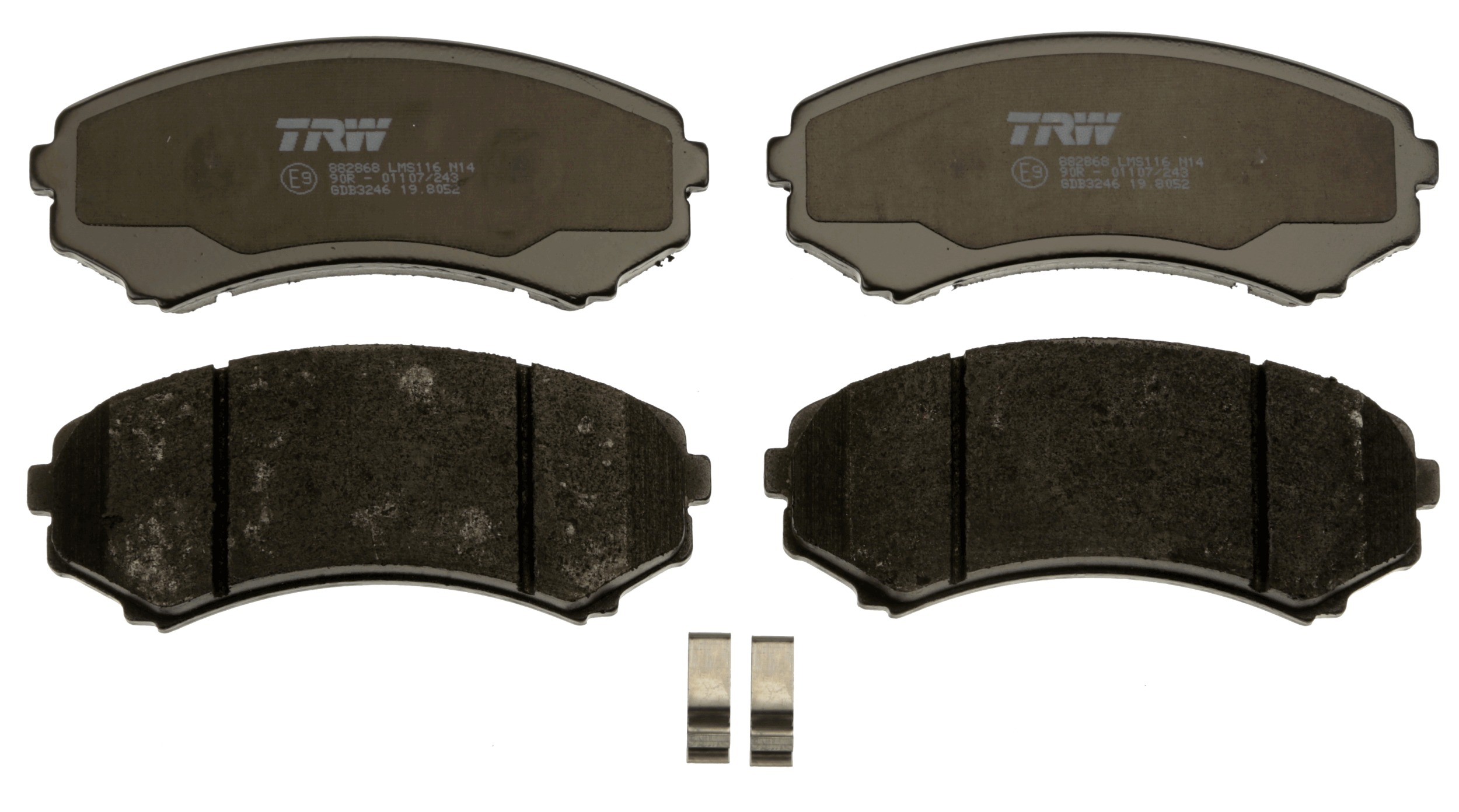 Brake Pad Set, disc brake - GDB3246 TRW