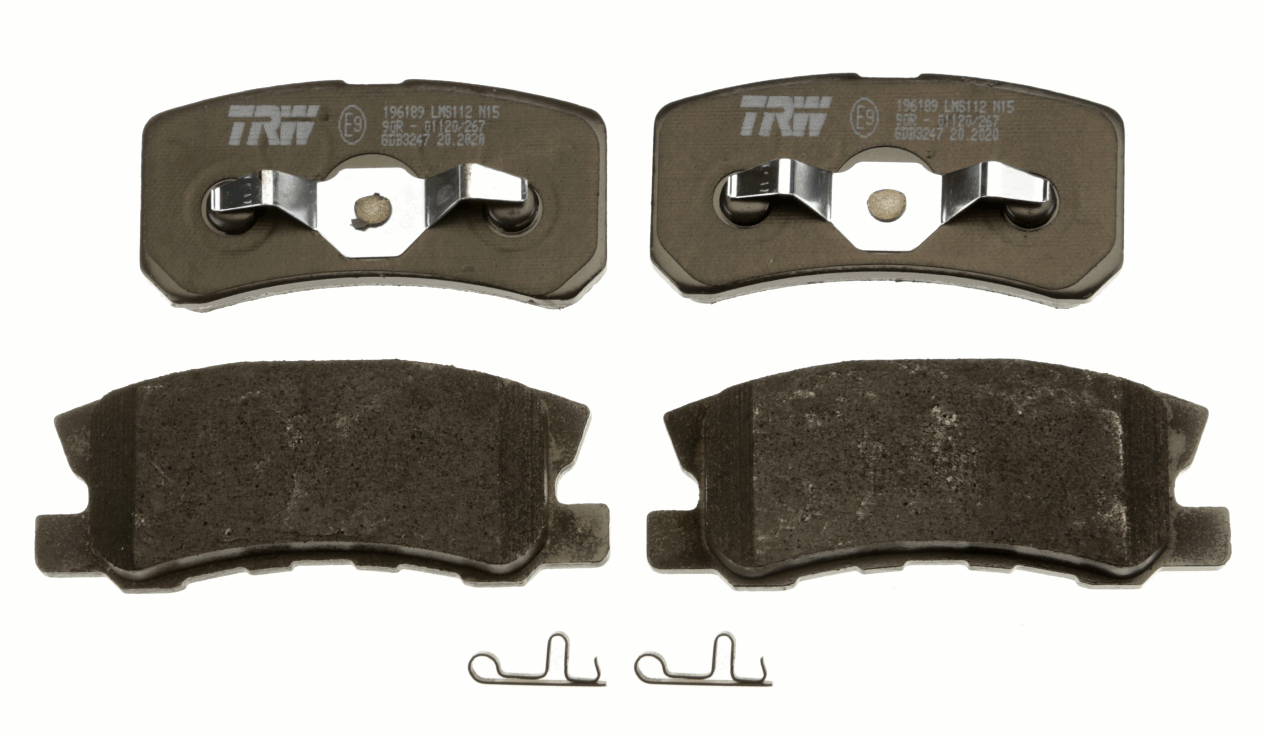 Brake Pad Set, disc brake - GDB3247 TRW
