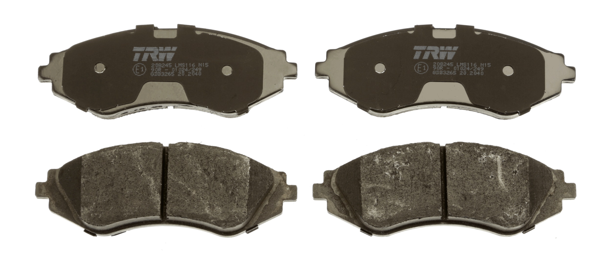 Brake Pad Set, disc brake - GDB3265 TRW