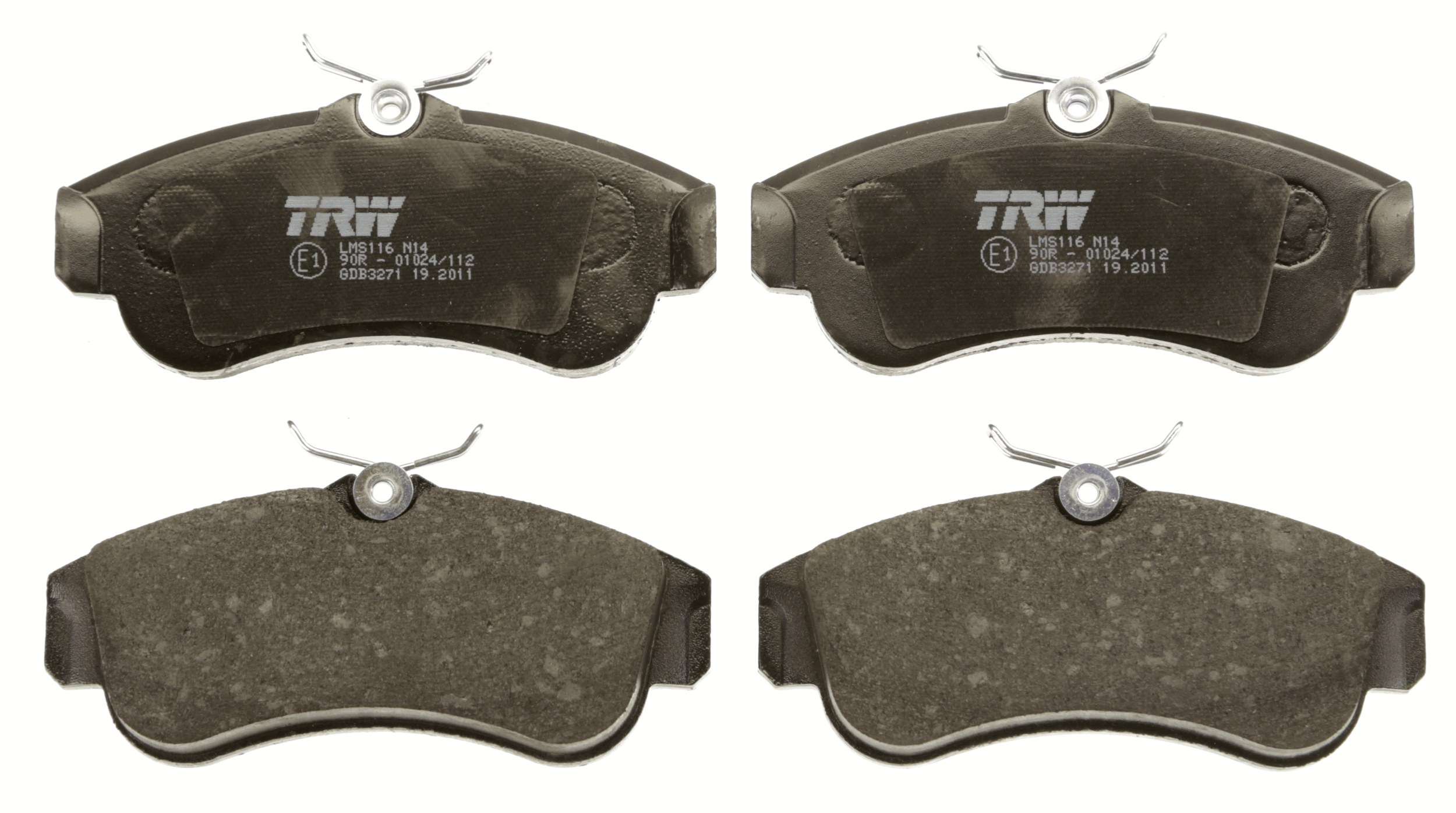 Brake Pad Set, disc brake - GDB3271 TRW