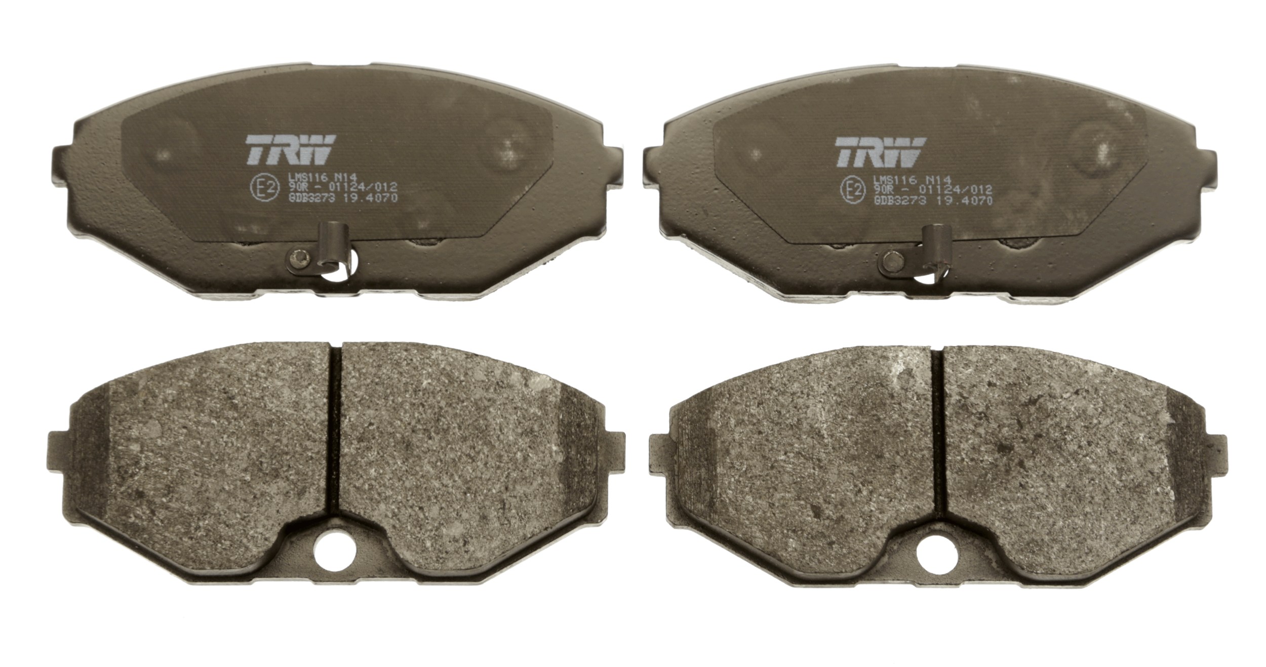 Kit pastiglie freno, Freno a disco - GDB3273 TRW