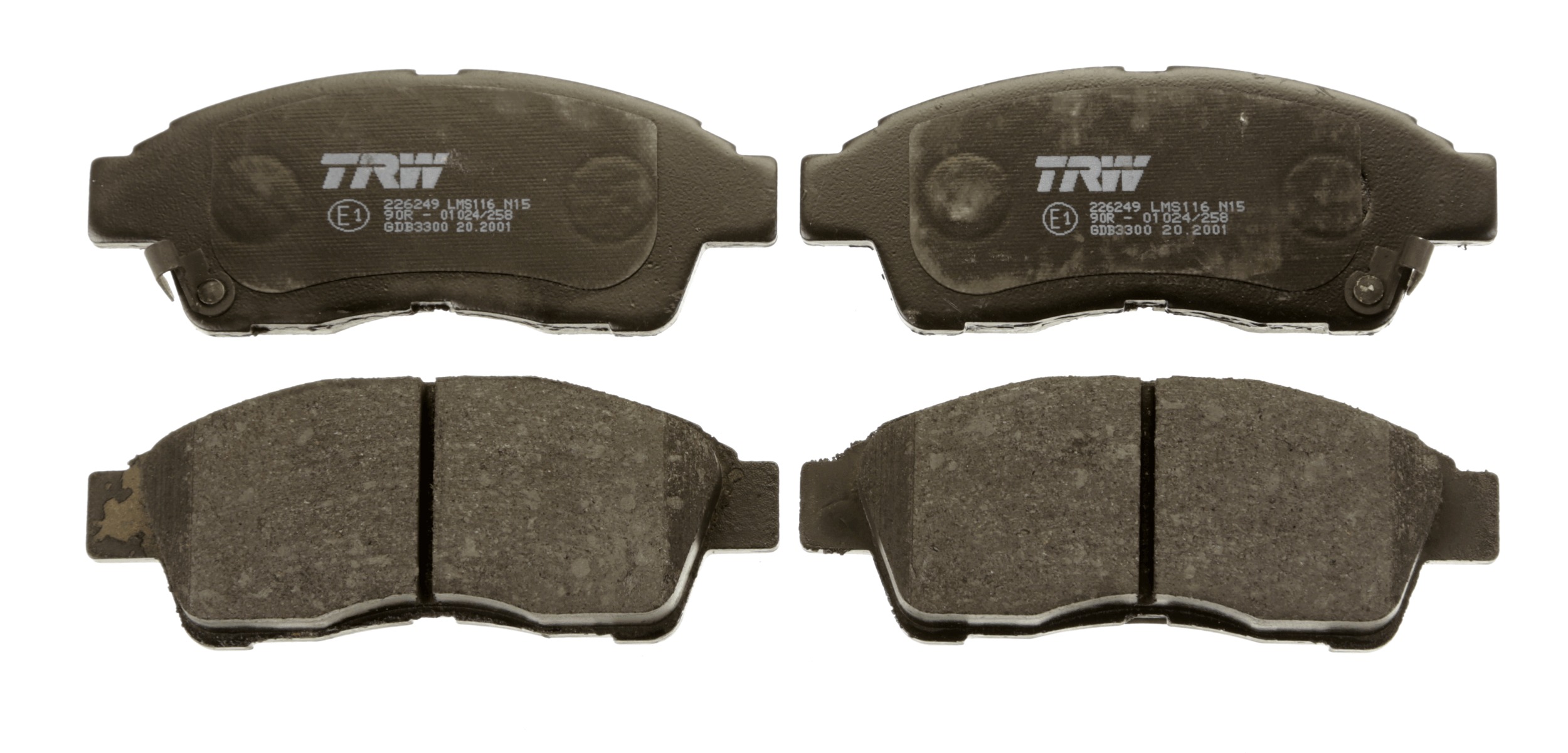 Brake Pad Set, disc brake - GDB3300 TRW