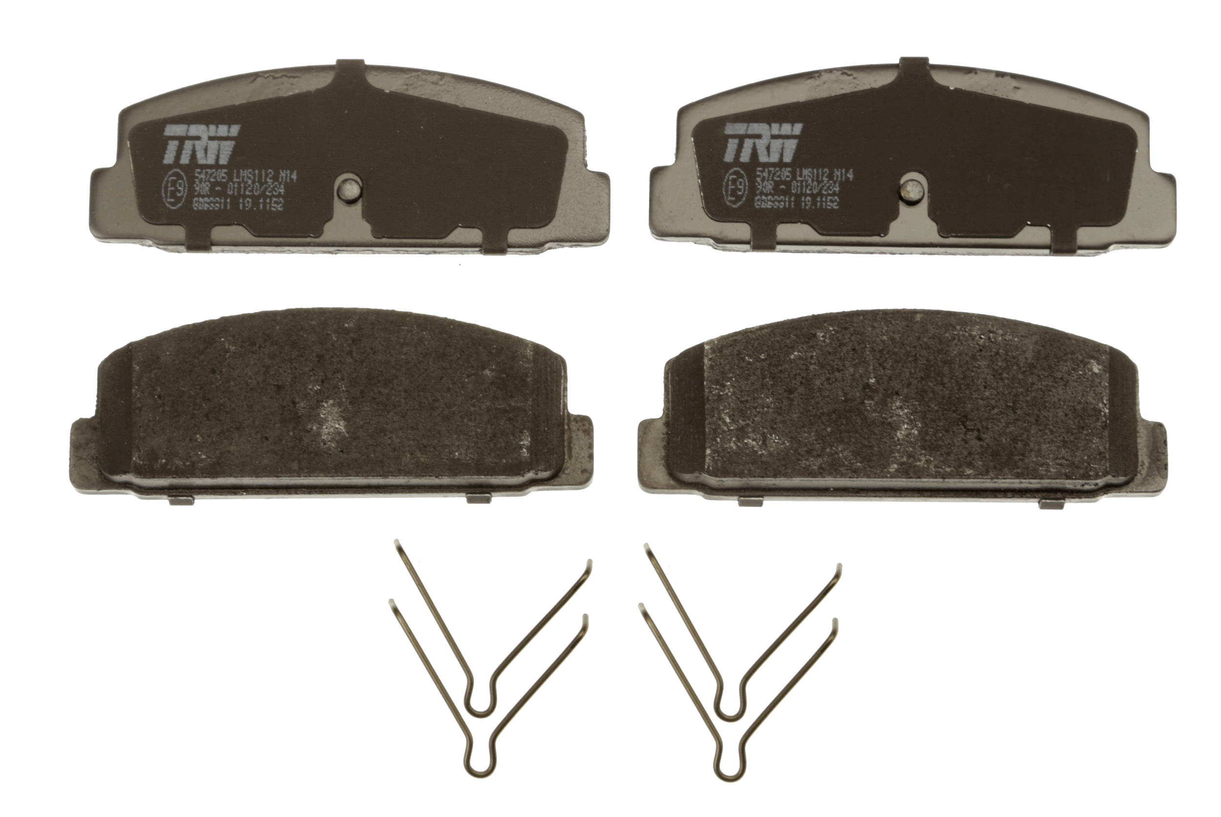 Kit pastiglie freno, Freno a disco - GDB3311 TRW