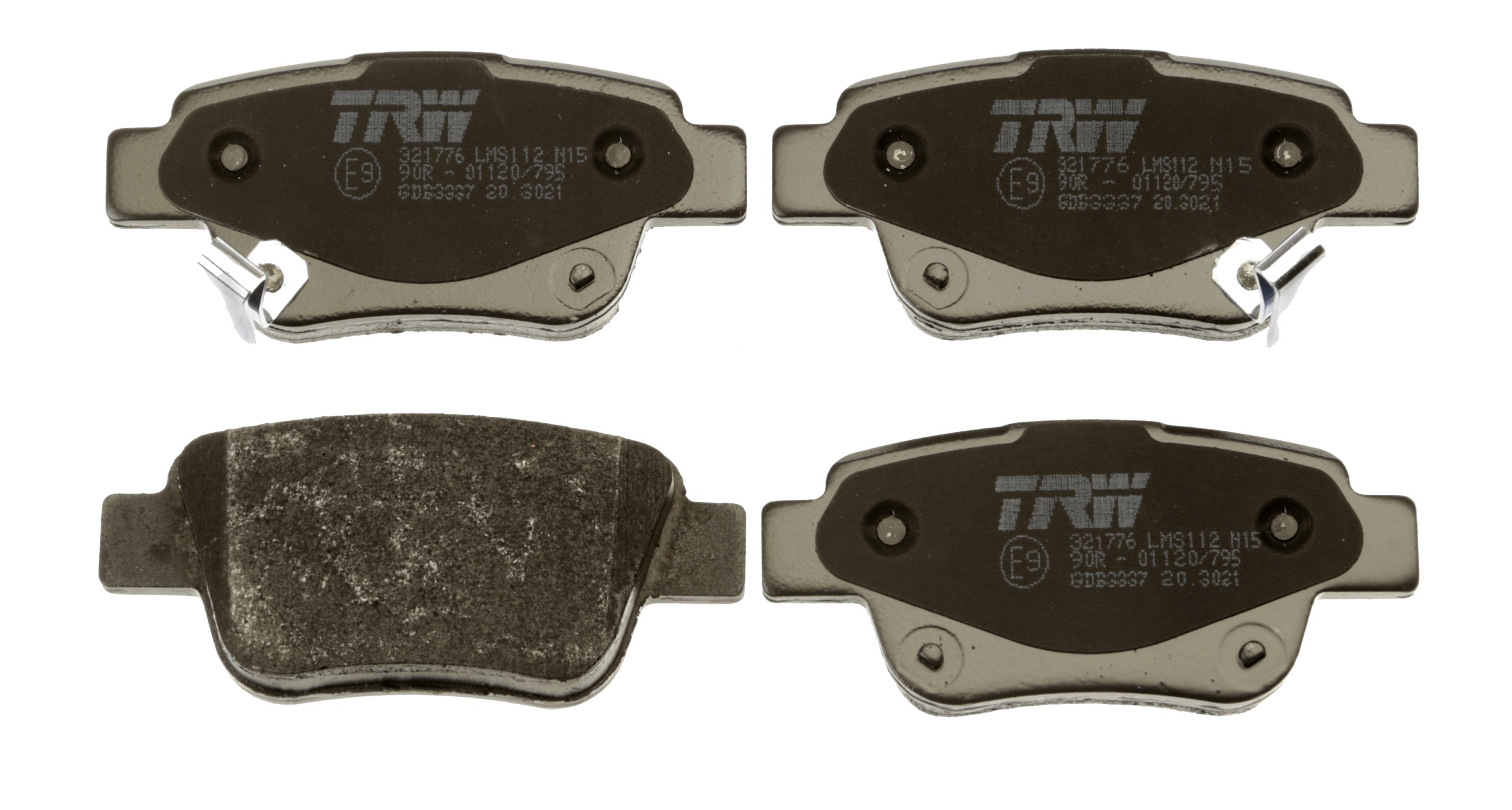 Brake Pad Set, disc brake - GDB3337 TRW
