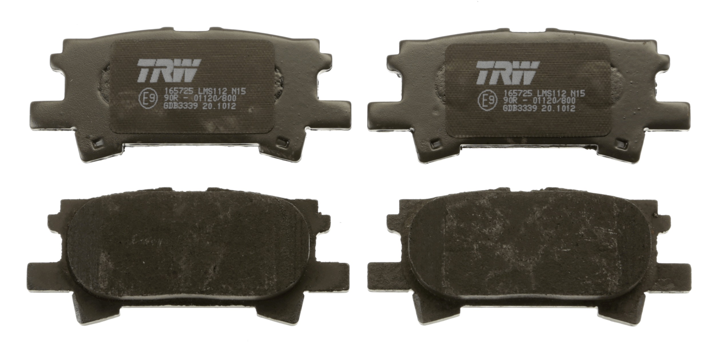 Brake Pad Set, disc brake - GDB3339 TRW