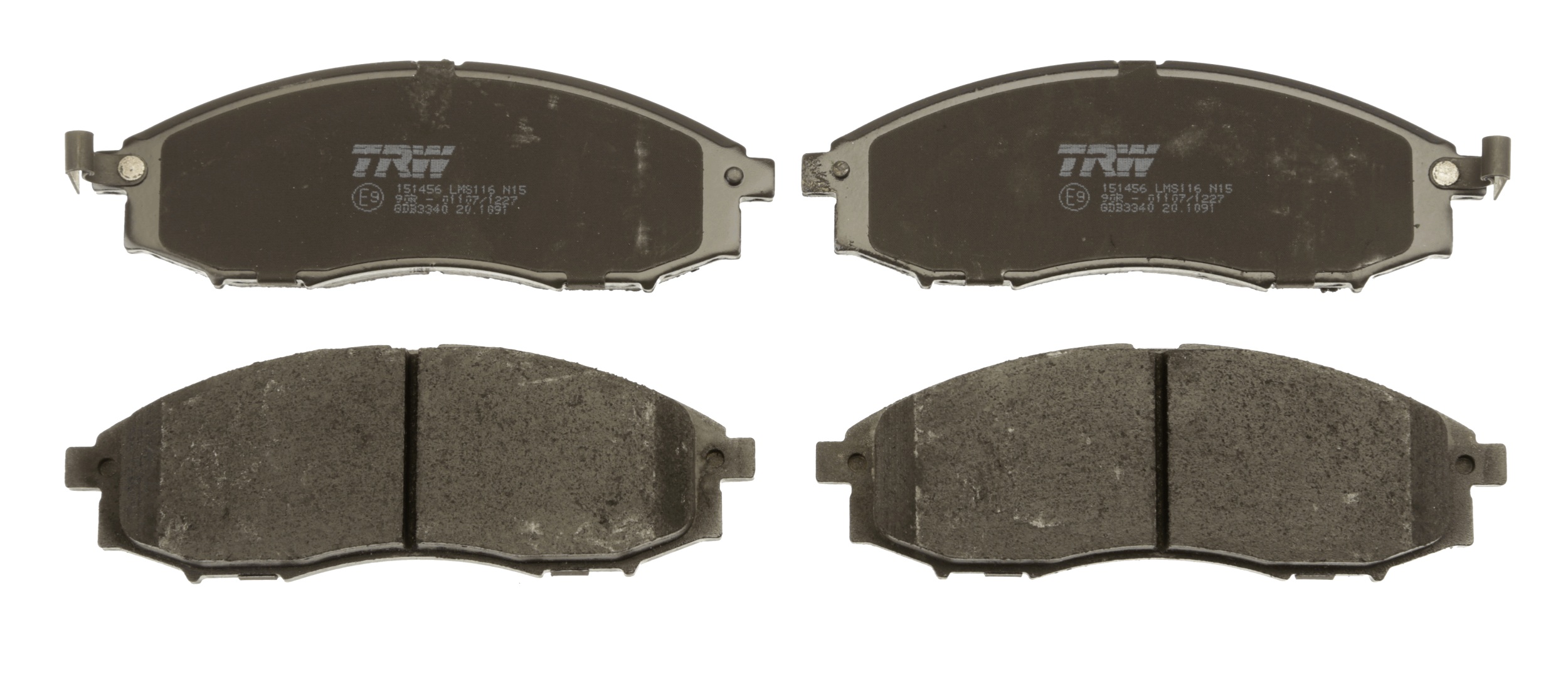 Brake Pad Set, disc brake - GDB3340 TRW