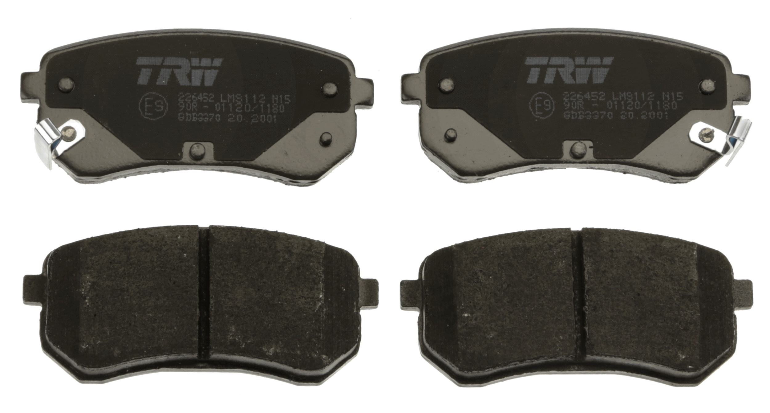 Brake Pad Set, disc brake - GDB3370 TRW