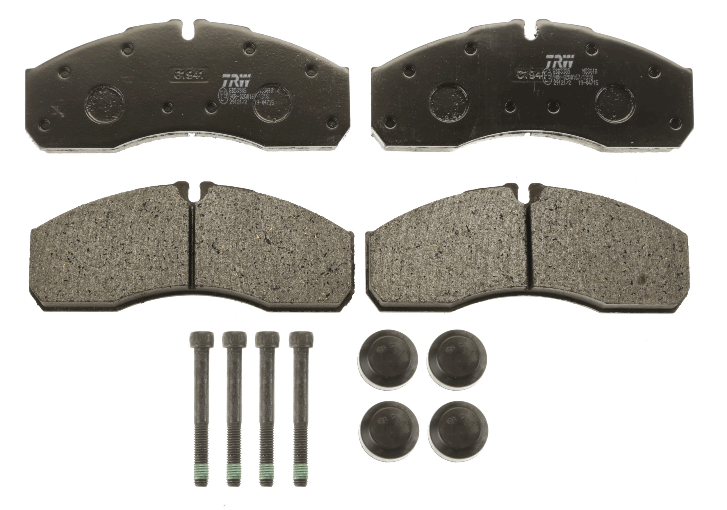 Kit pastiglie freno, Freno a disco - GDB3385 TRW