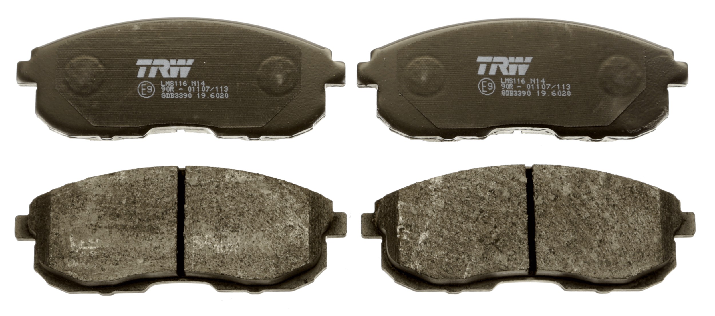 Brake Pad Set, disc brake - GDB3390 TRW