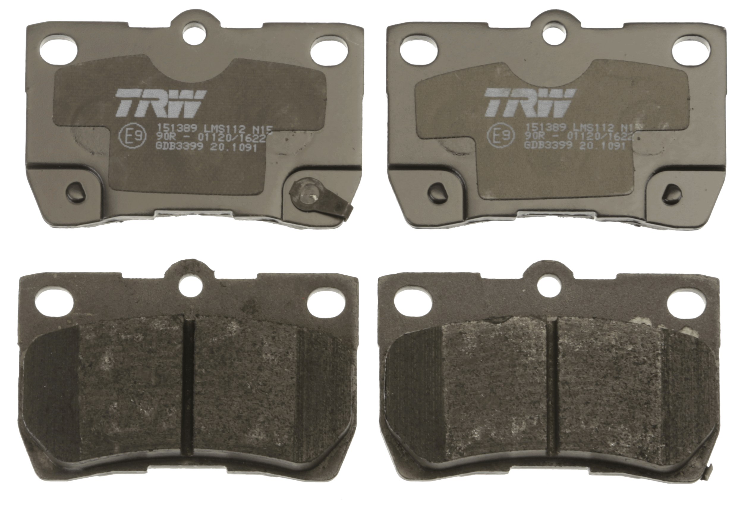 Brake Pad Set, disc brake - GDB3399 TRW