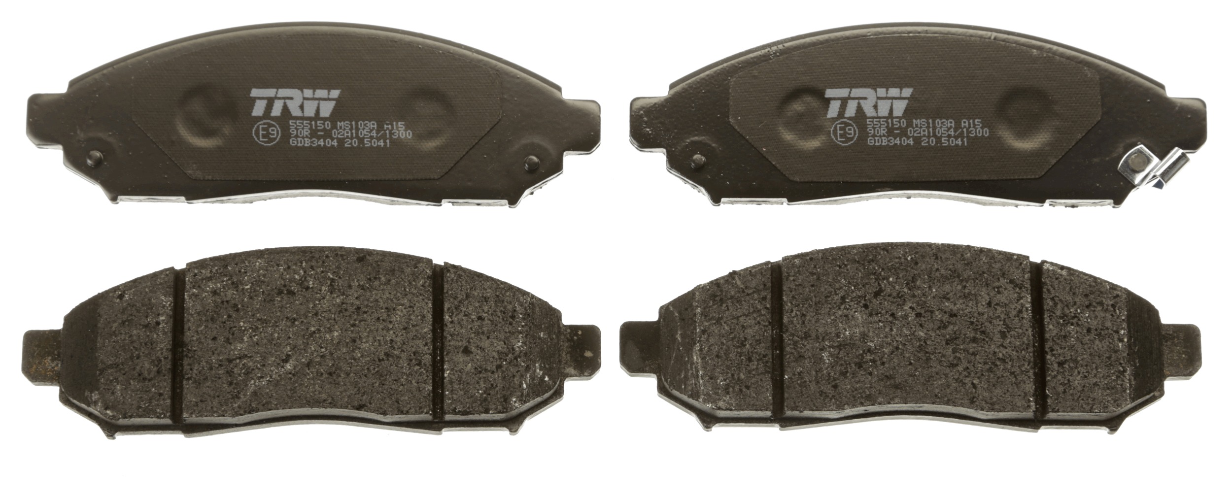 Brake Pad Set, disc brake - GDB3404 TRW
