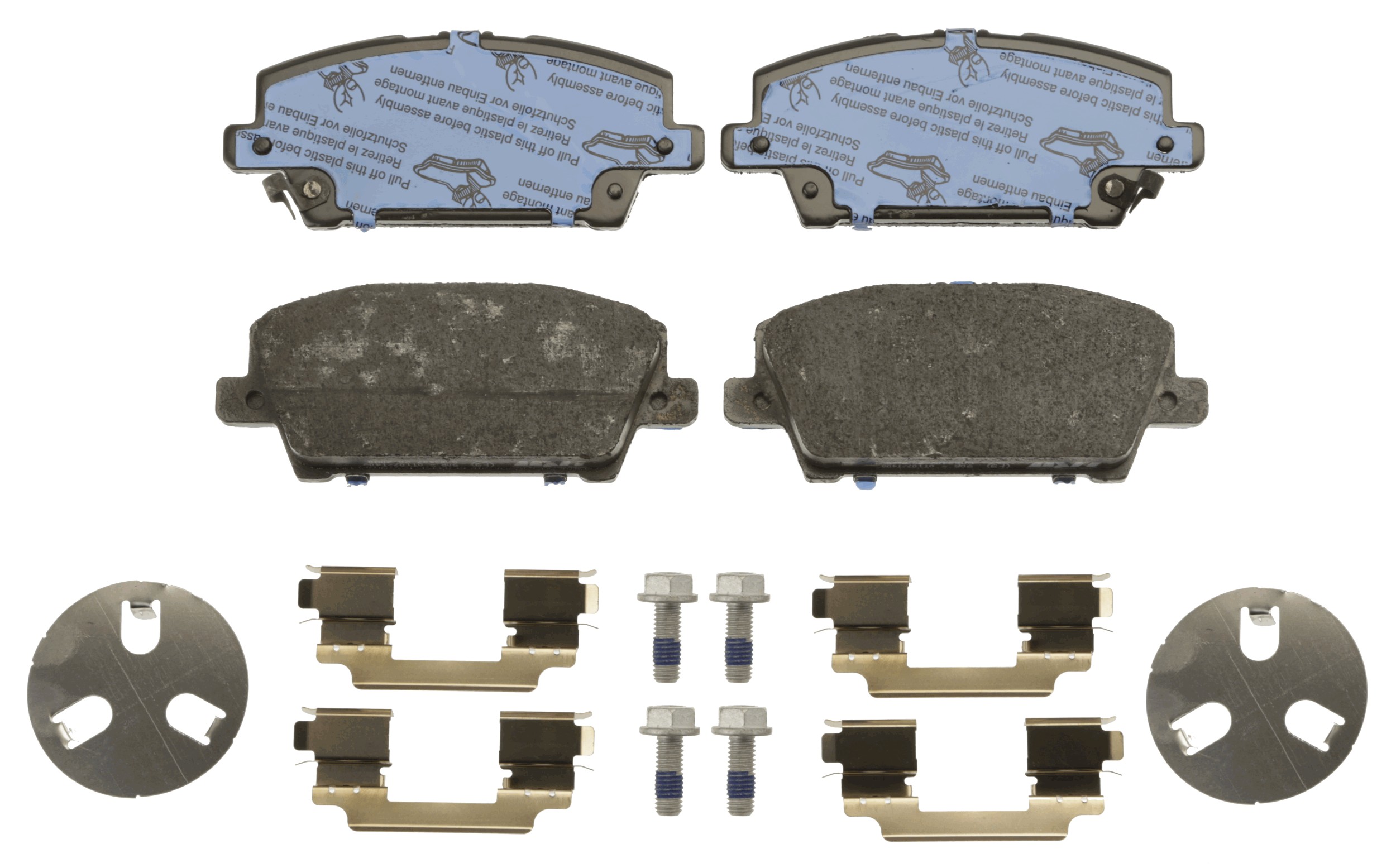 Brake Pad Set, disc brake - GDB3407 TRW