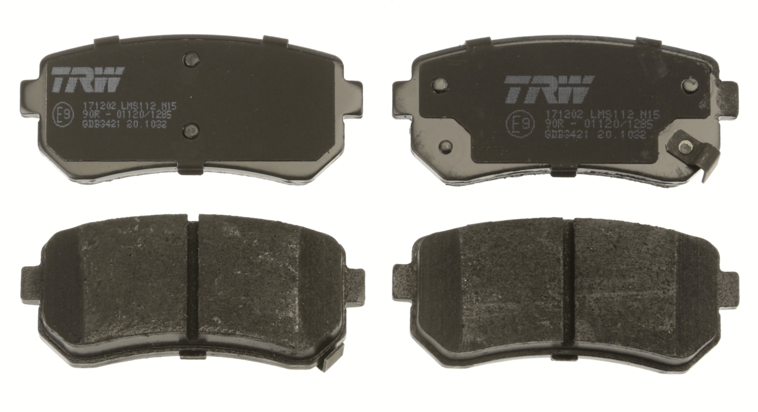 Brake Pad Set, disc brake - GDB3421 TRW