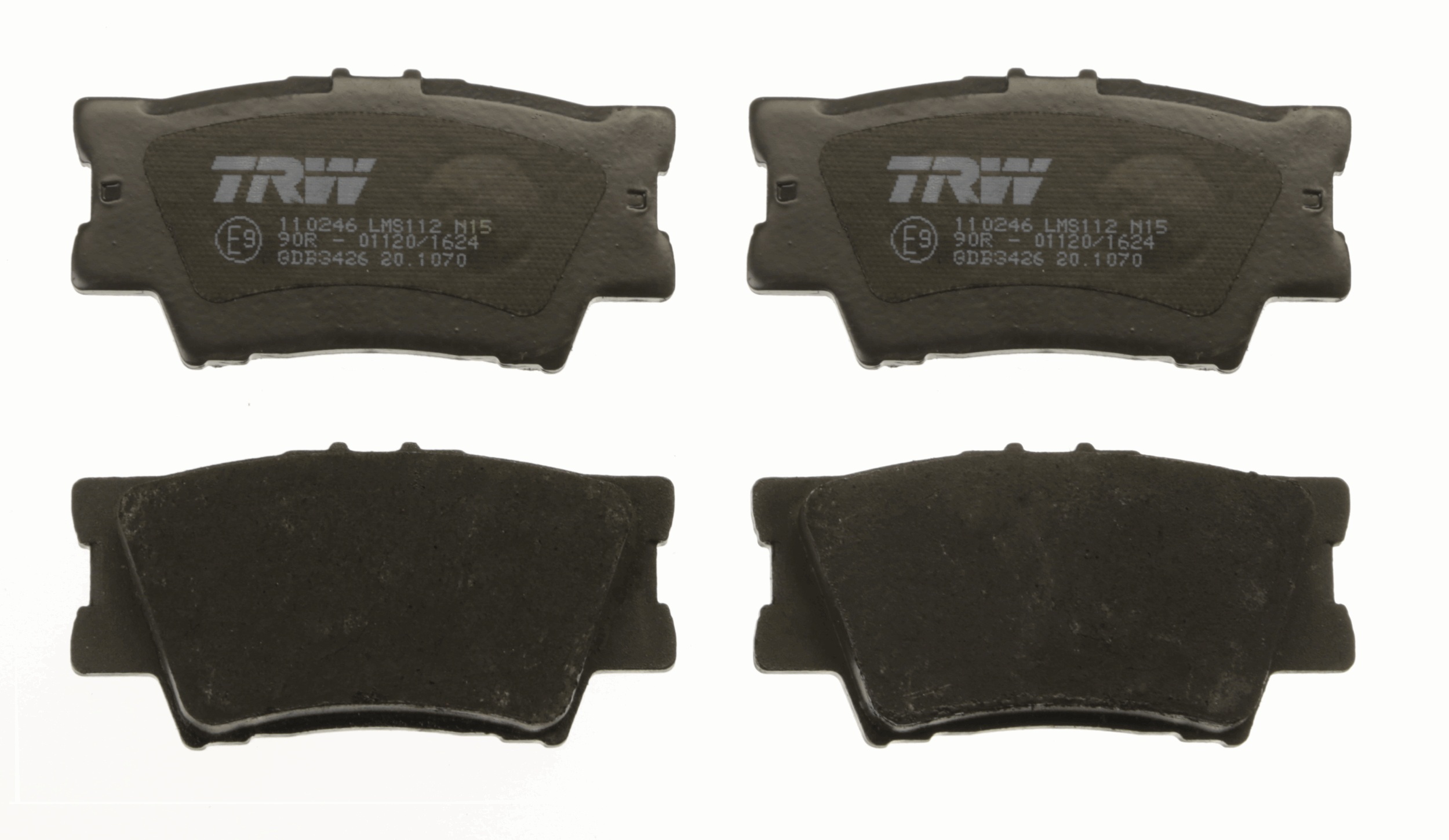 Brake Pad Set, disc brake - GDB3426 TRW