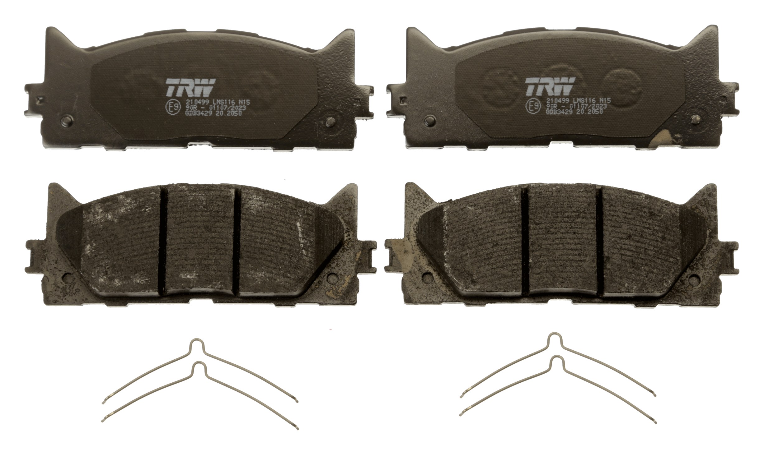 Kit pastiglie freno, Freno a disco - GDB3429 TRW