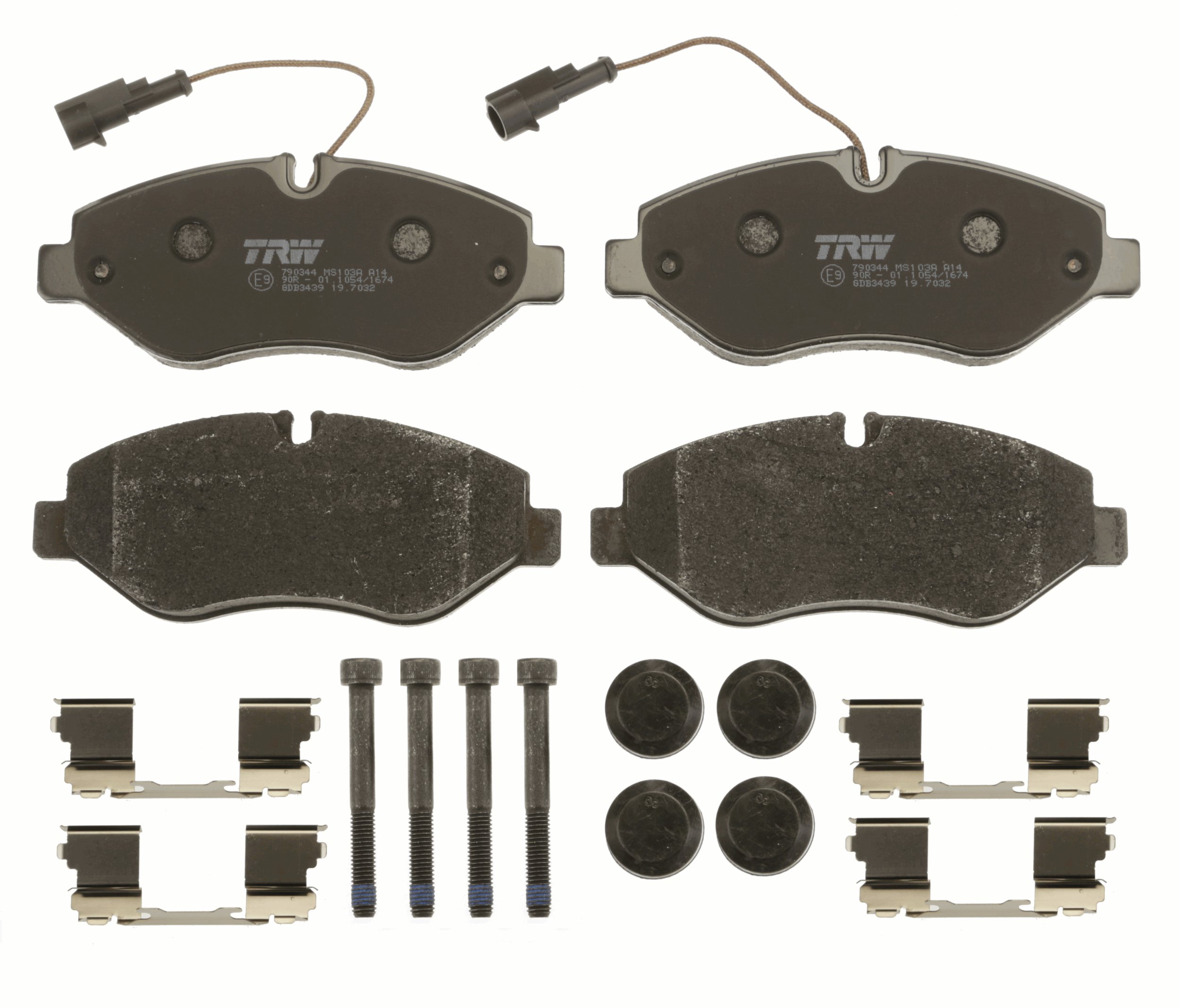 Brake Pad Set, disc brake - GDB3439 TRW