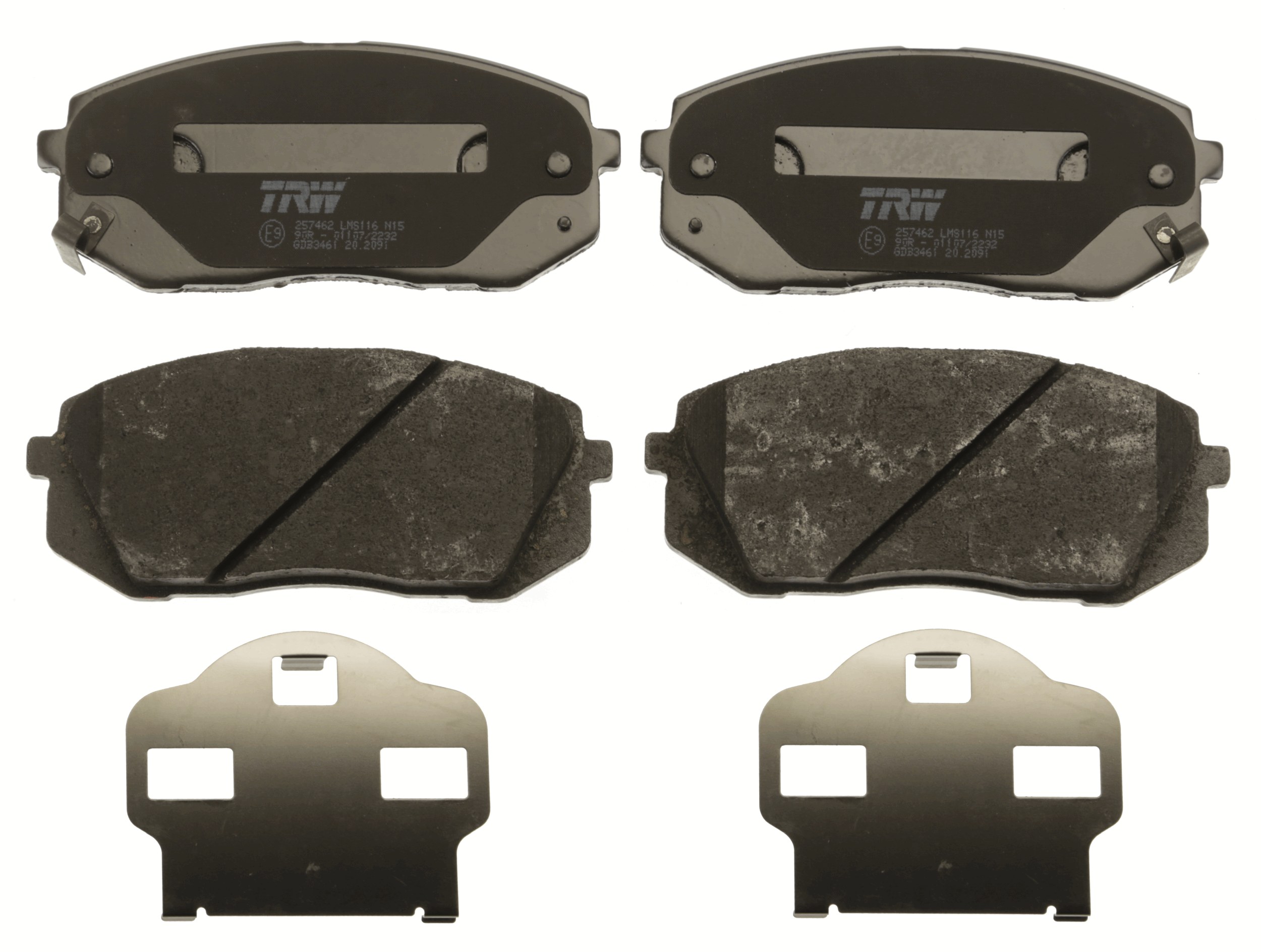 Brake Pad Set, disc brake - GDB3461 TRW
