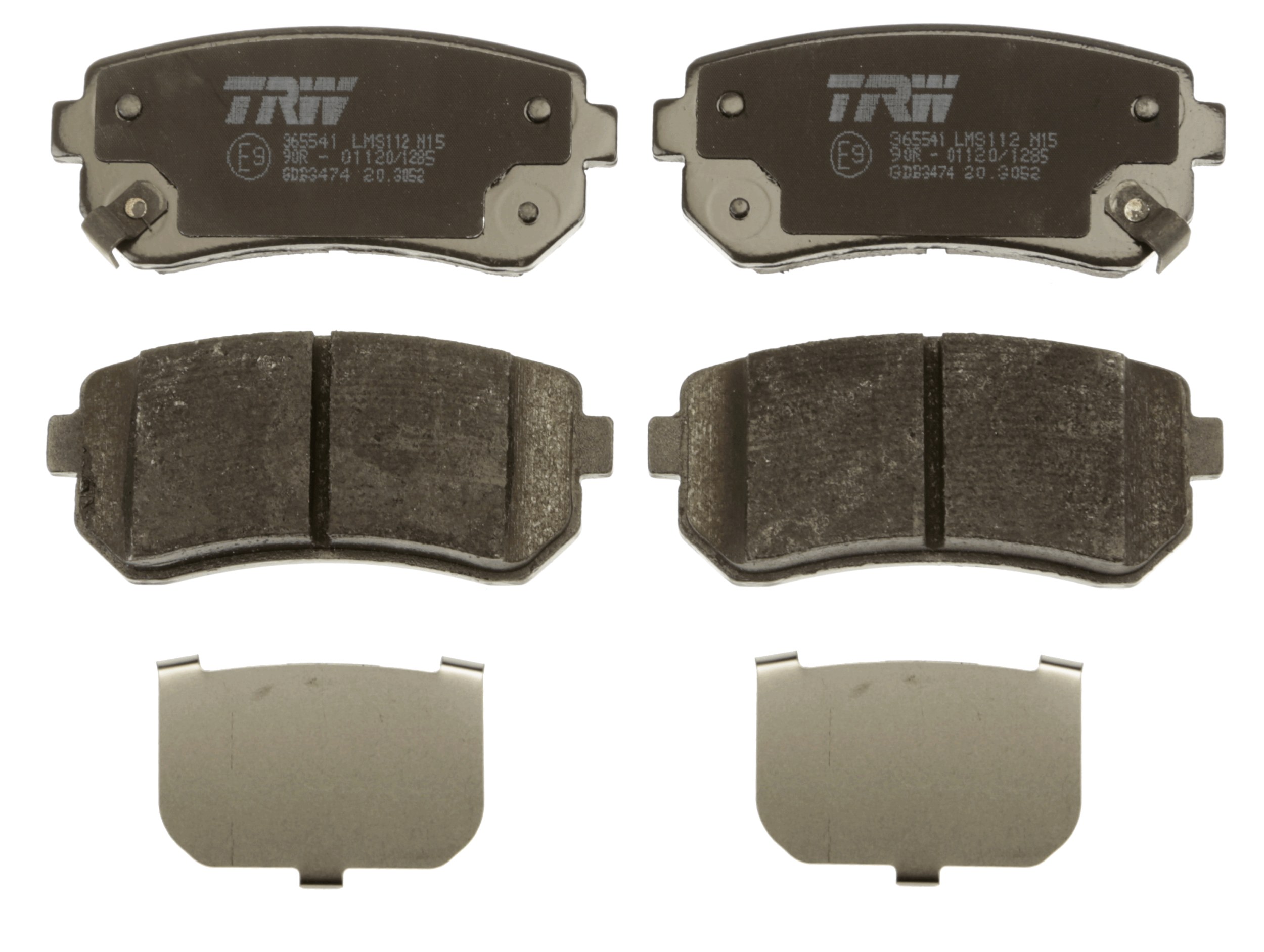Brake Pad Set, disc brake - GDB3474 TRW