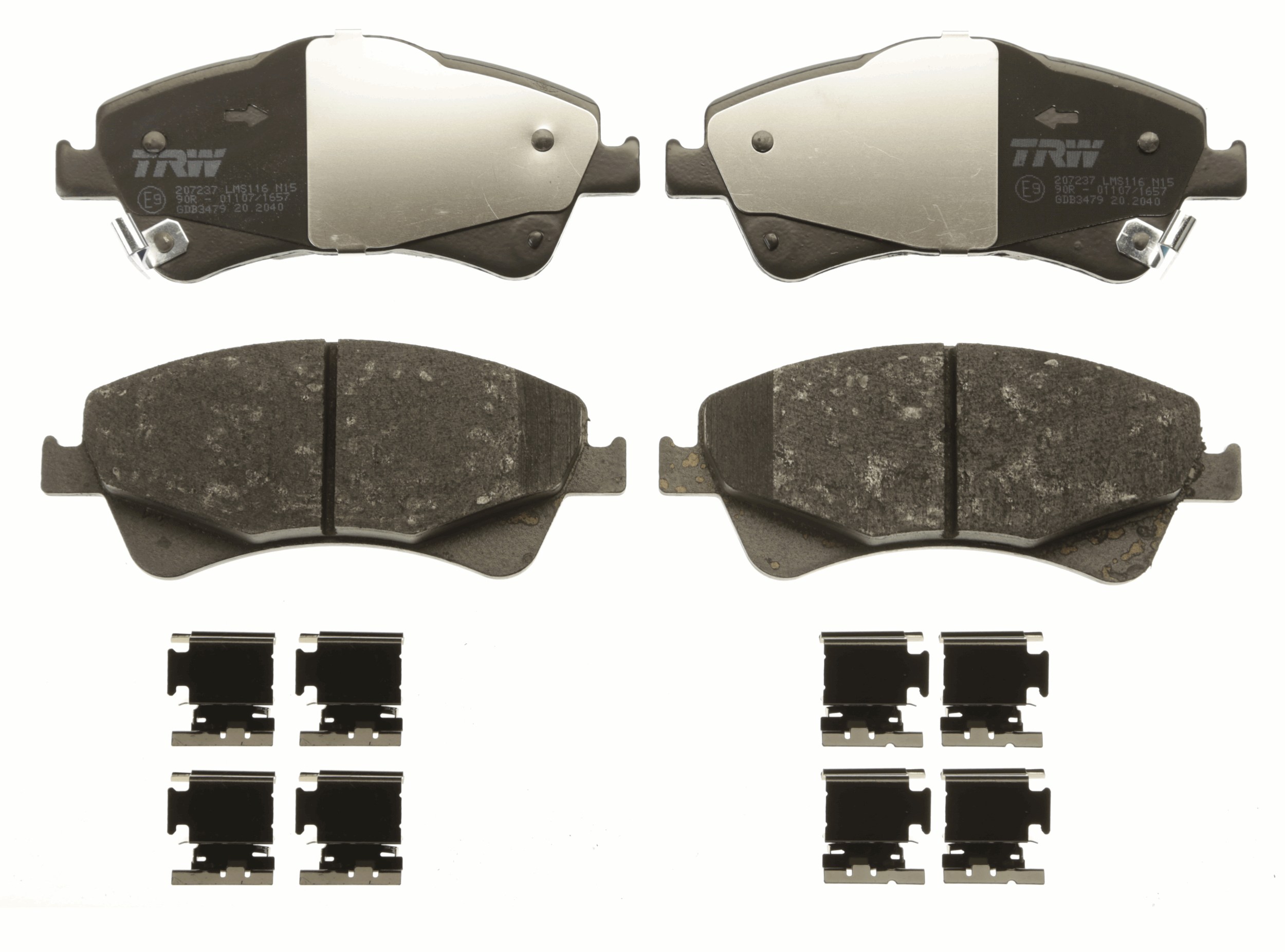 Brake Pad Set, disc brake - GDB3479 TRW
