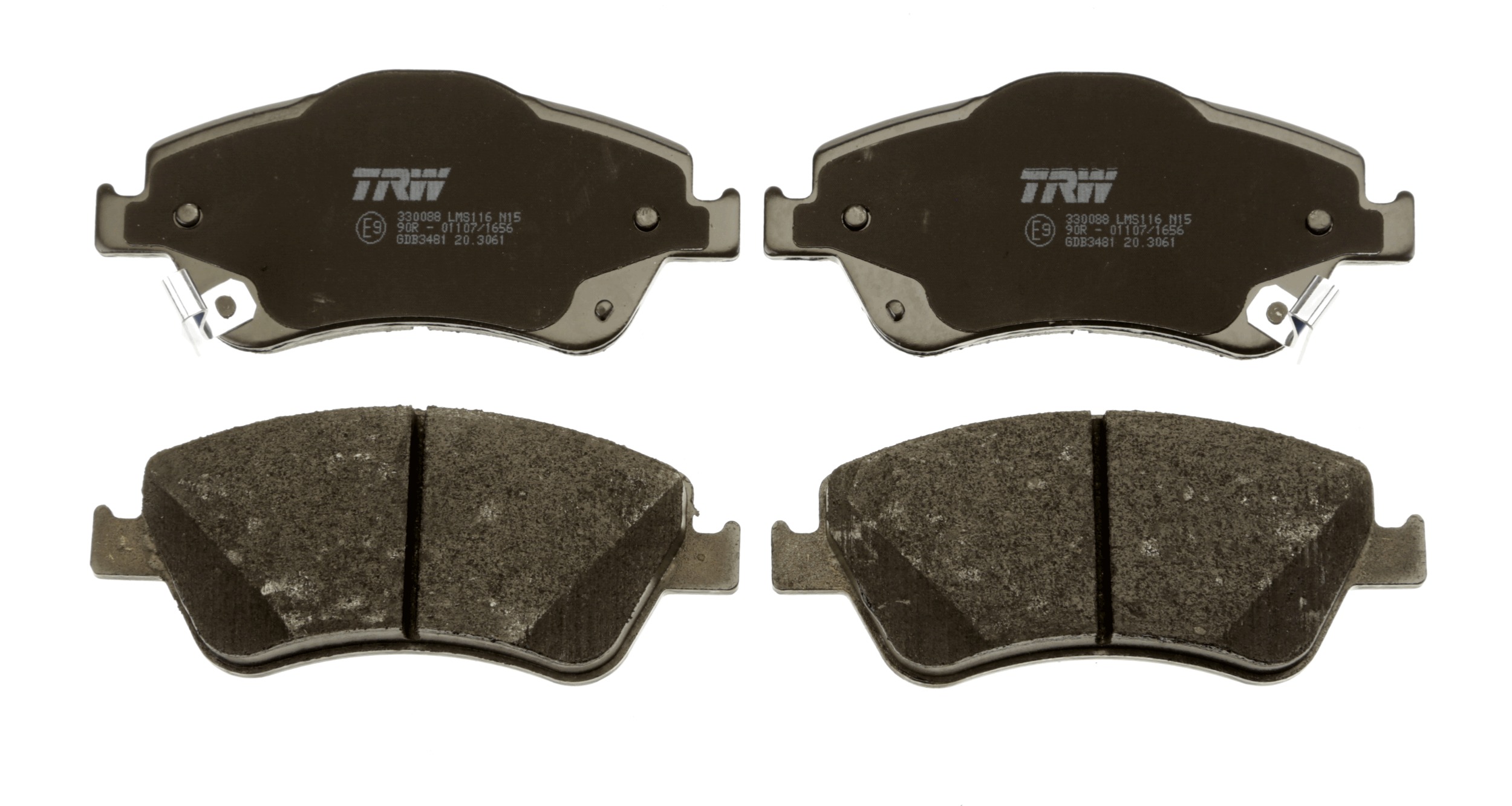 Brake Pad Set, disc brake - GDB3481 TRW
