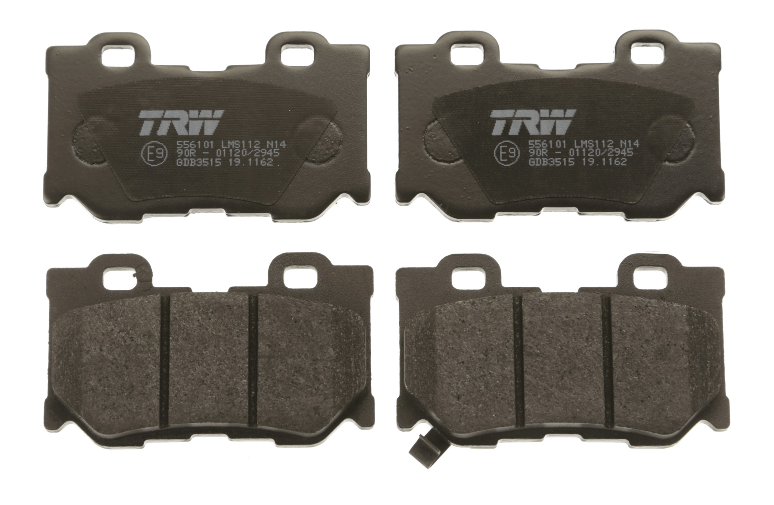 Brake Pad Set, disc brake - GDB3515 TRW