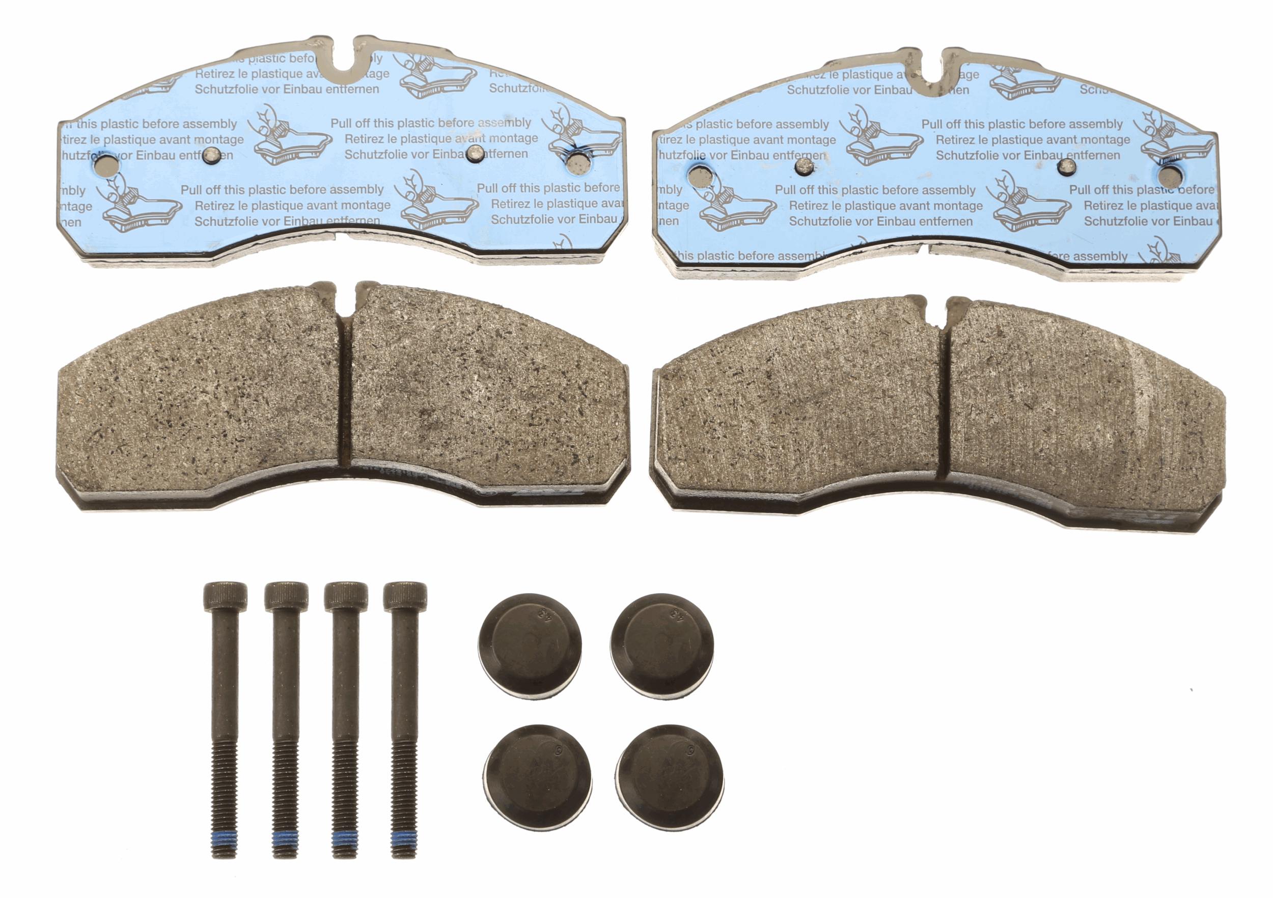 Brake Pad Set, disc brake - GDB3567 TRW