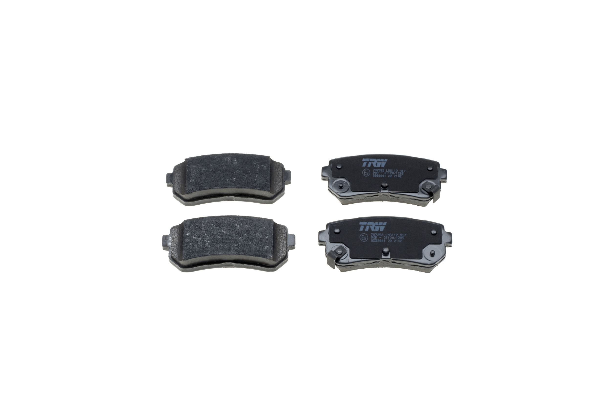 Brake Pad Set, disc brake - GDB3641 TRW