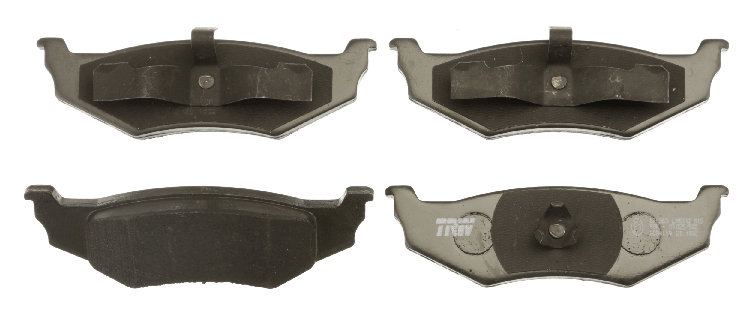 Brake Pad Set, disc brake - GDB4119 TRW