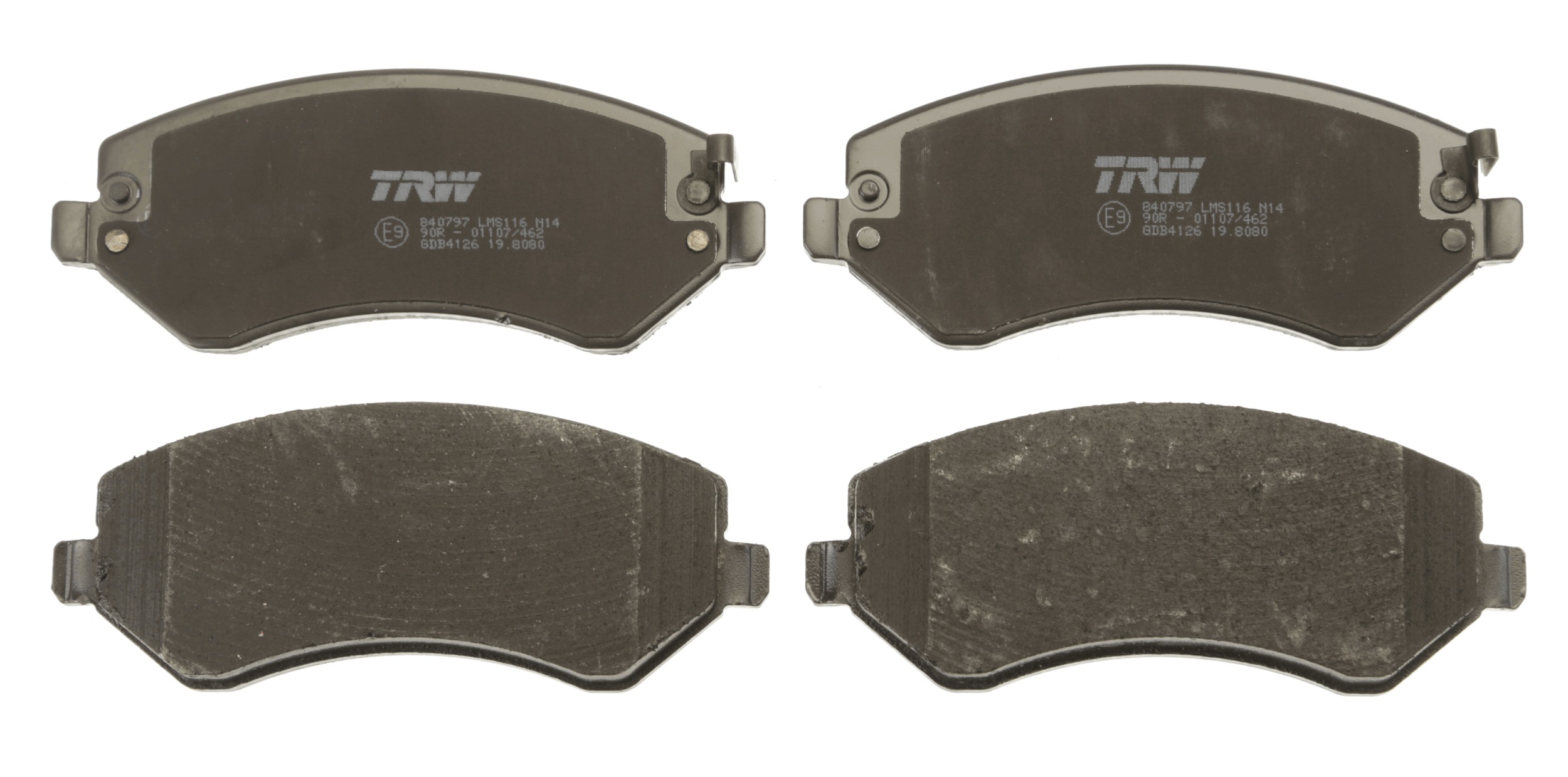Brake Pad Set, disc brake - GDB4126 TRW