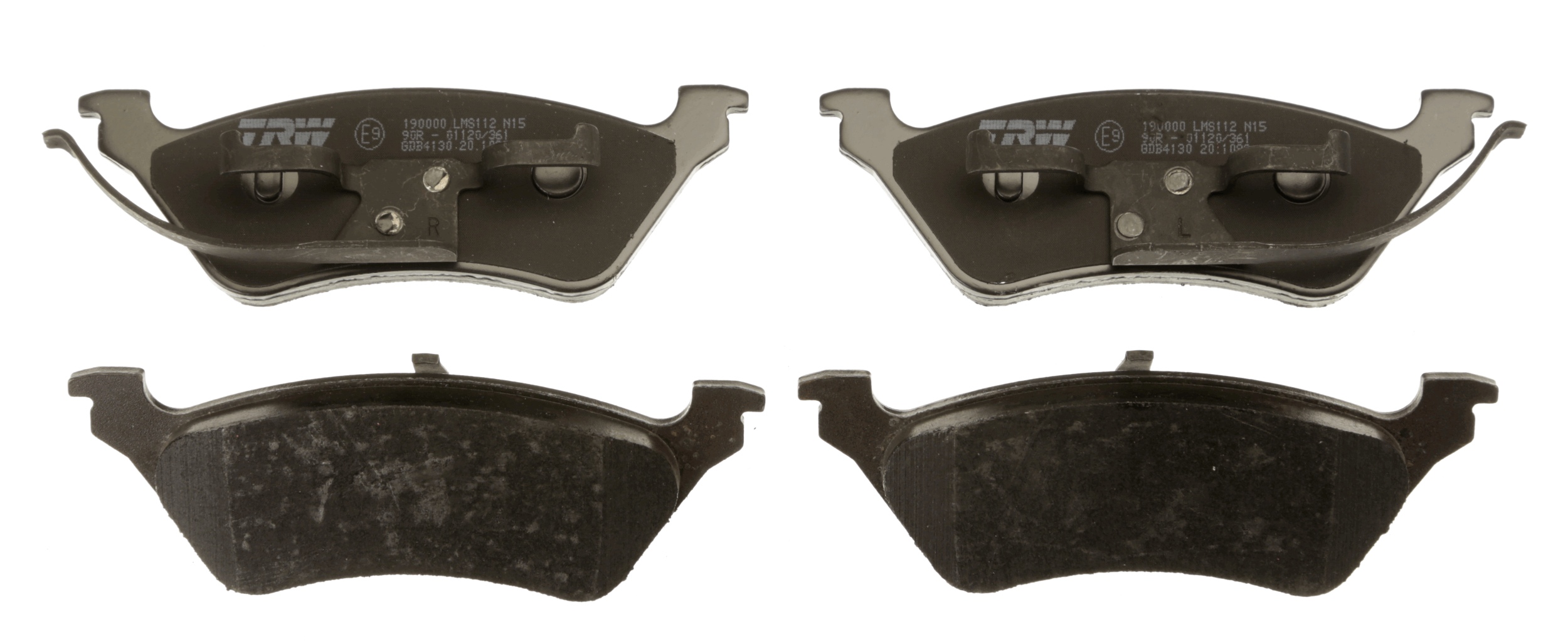 Brake Pad Set, disc brake - GDB4130 TRW