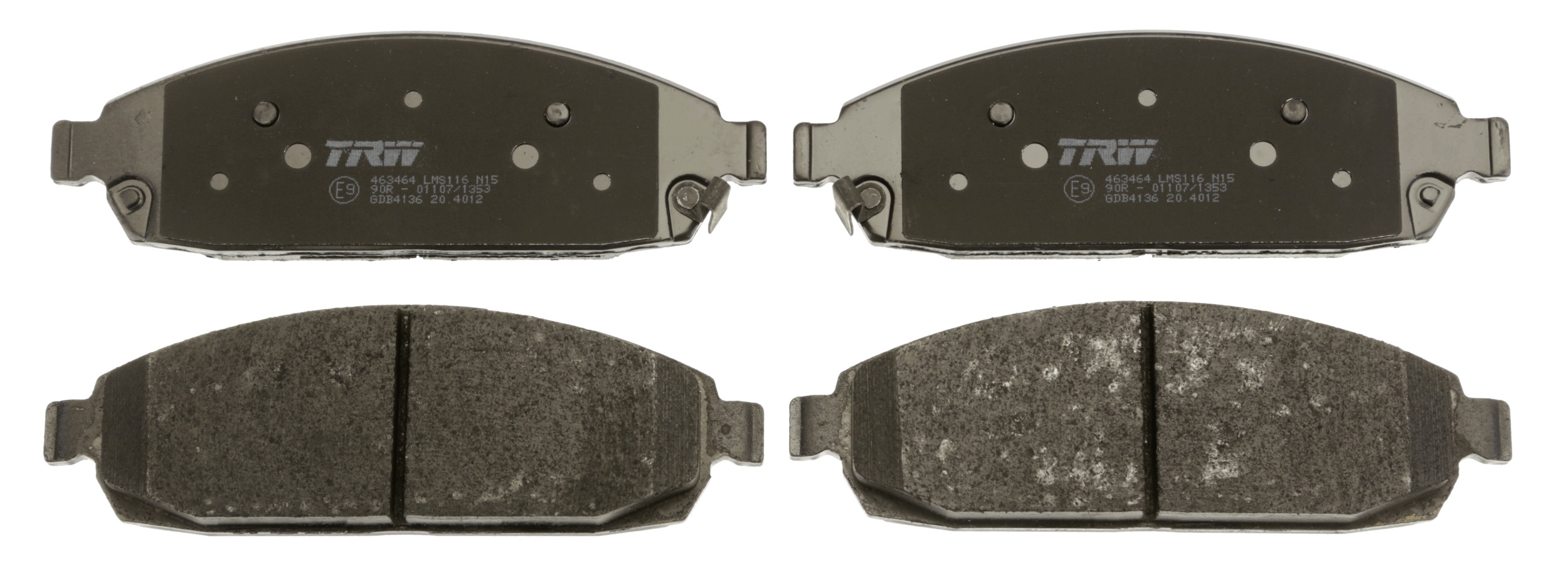 Brake Pad Set, disc brake - GDB4136 TRW