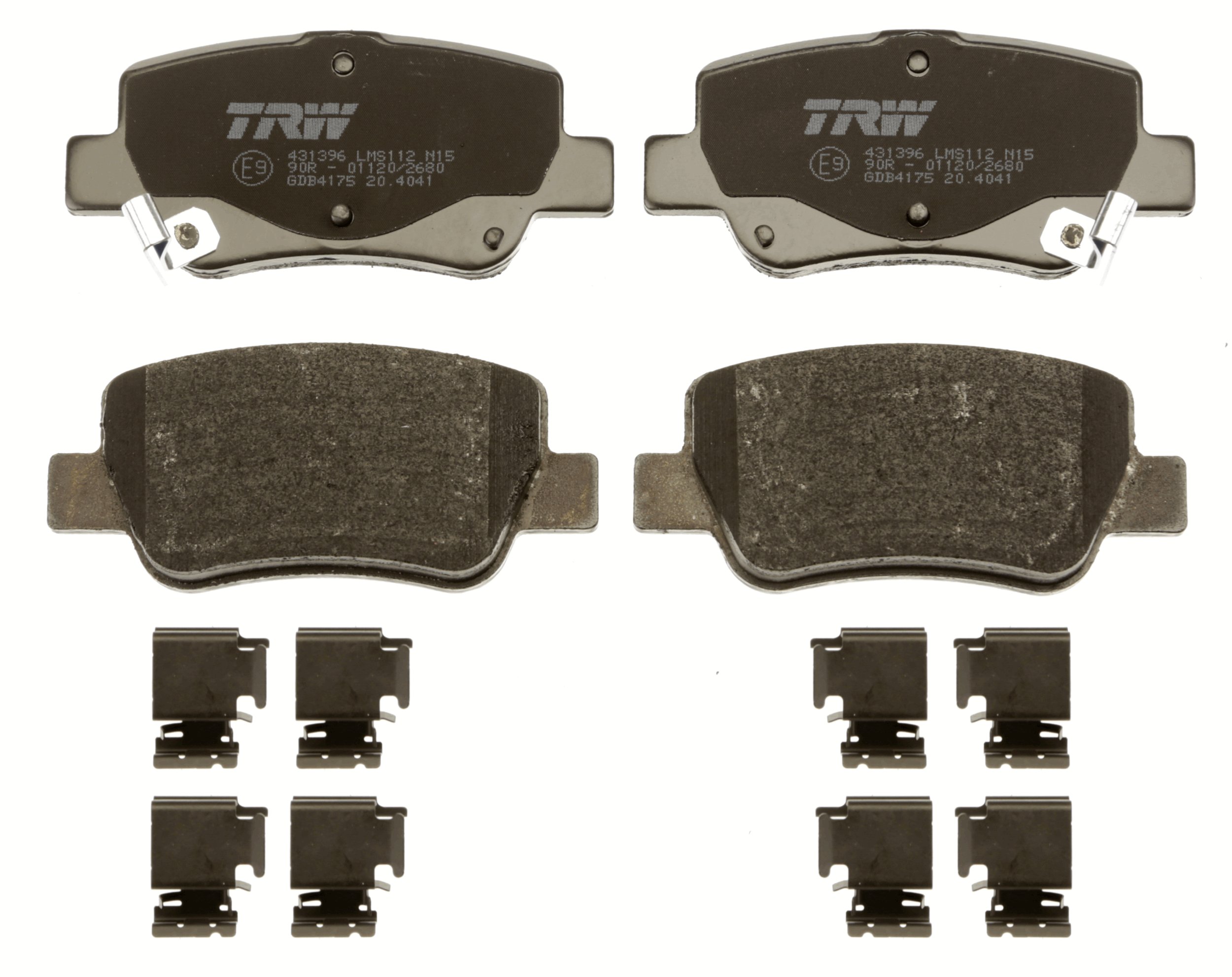 Brake Pad Set, disc brake - GDB4175 TRW