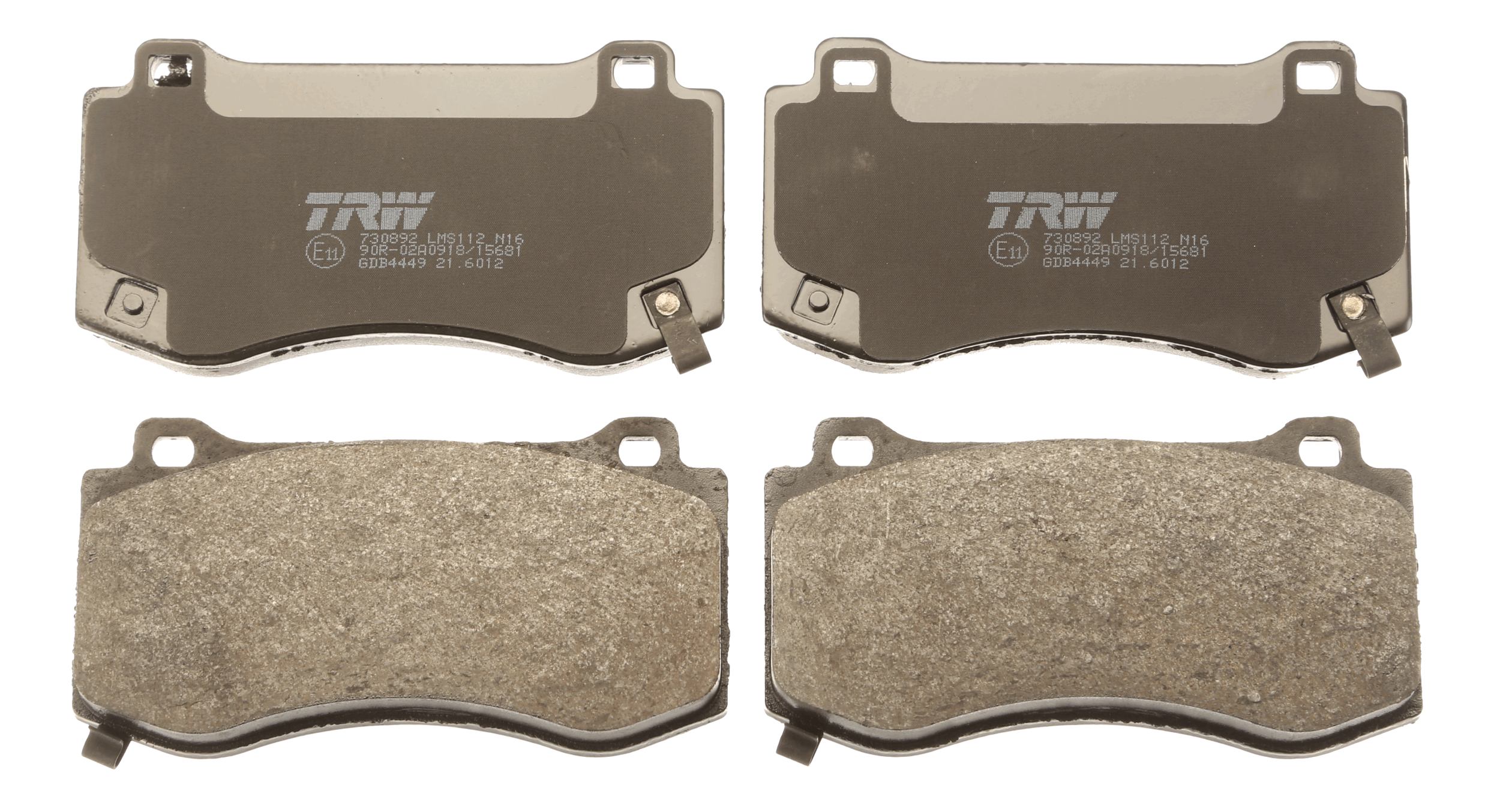 Brake Pad Set, disc brake - GDB4449 TRW