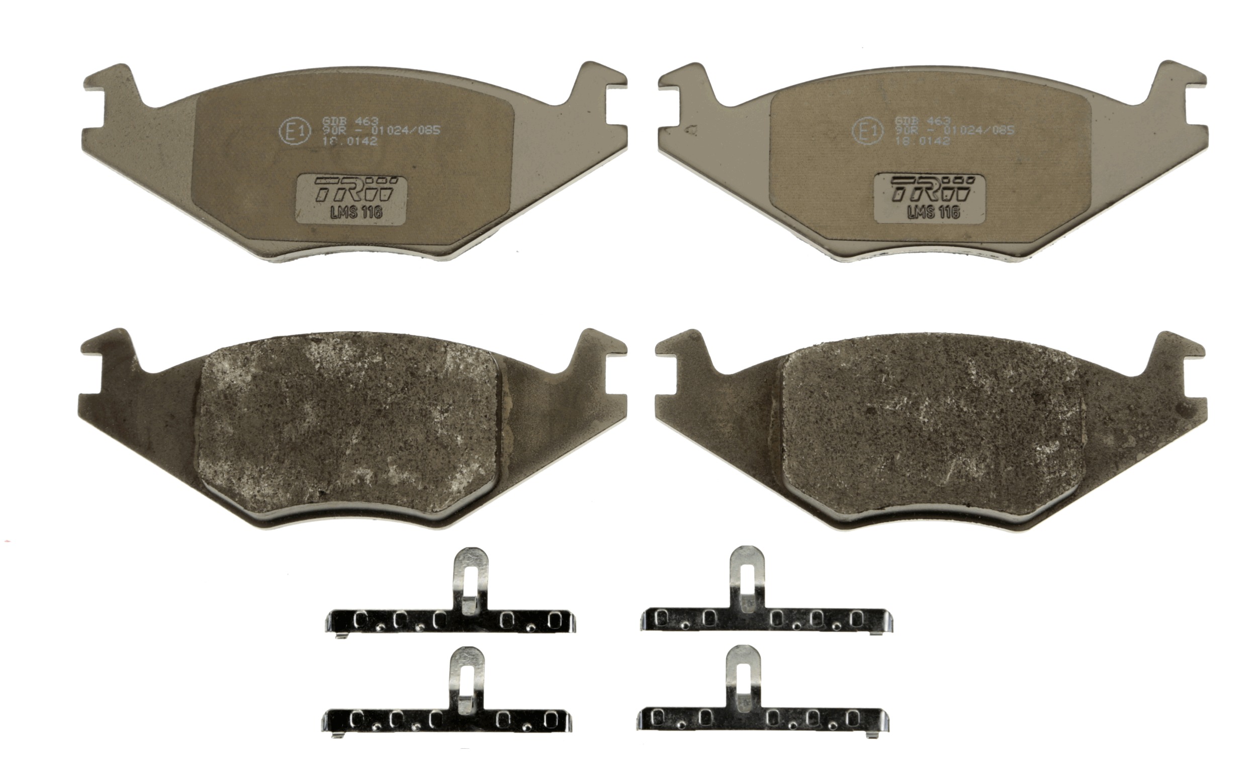 Brake Pad Set, disc brake - GDB463 TRW