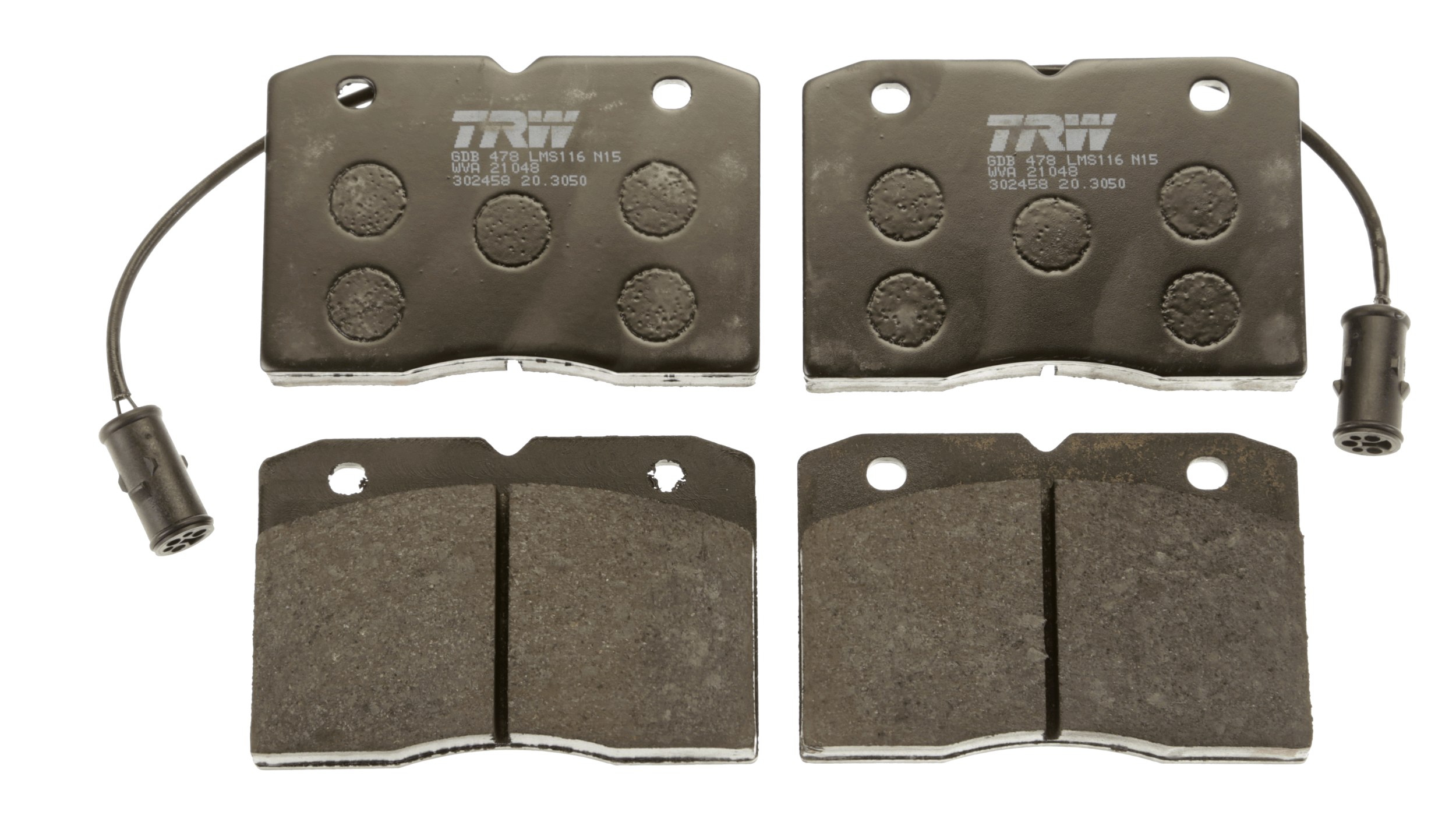 Brake Pad Set, disc brake - GDB478 TRW
