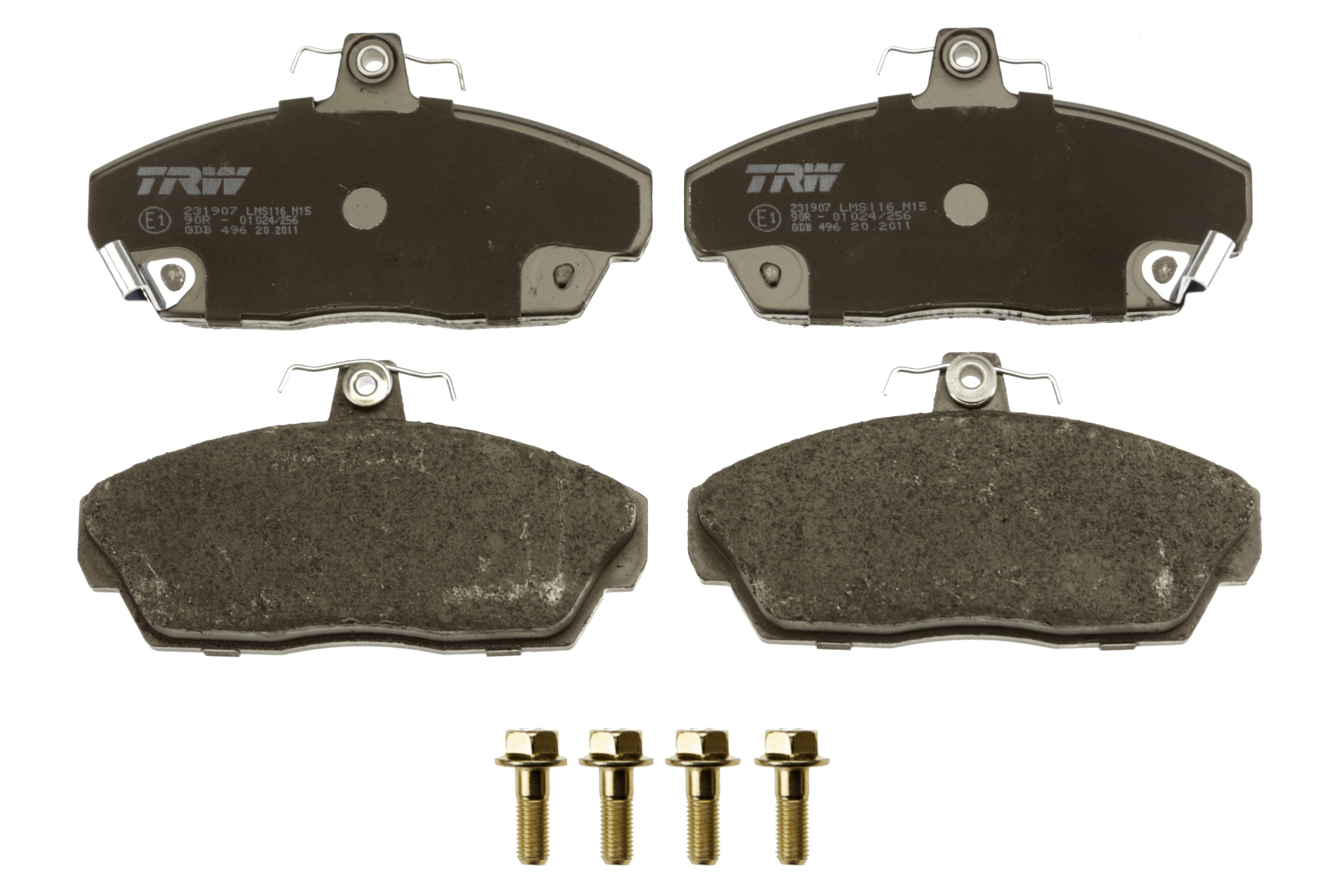 Brake Pad Set, disc brake - GDB496 TRW