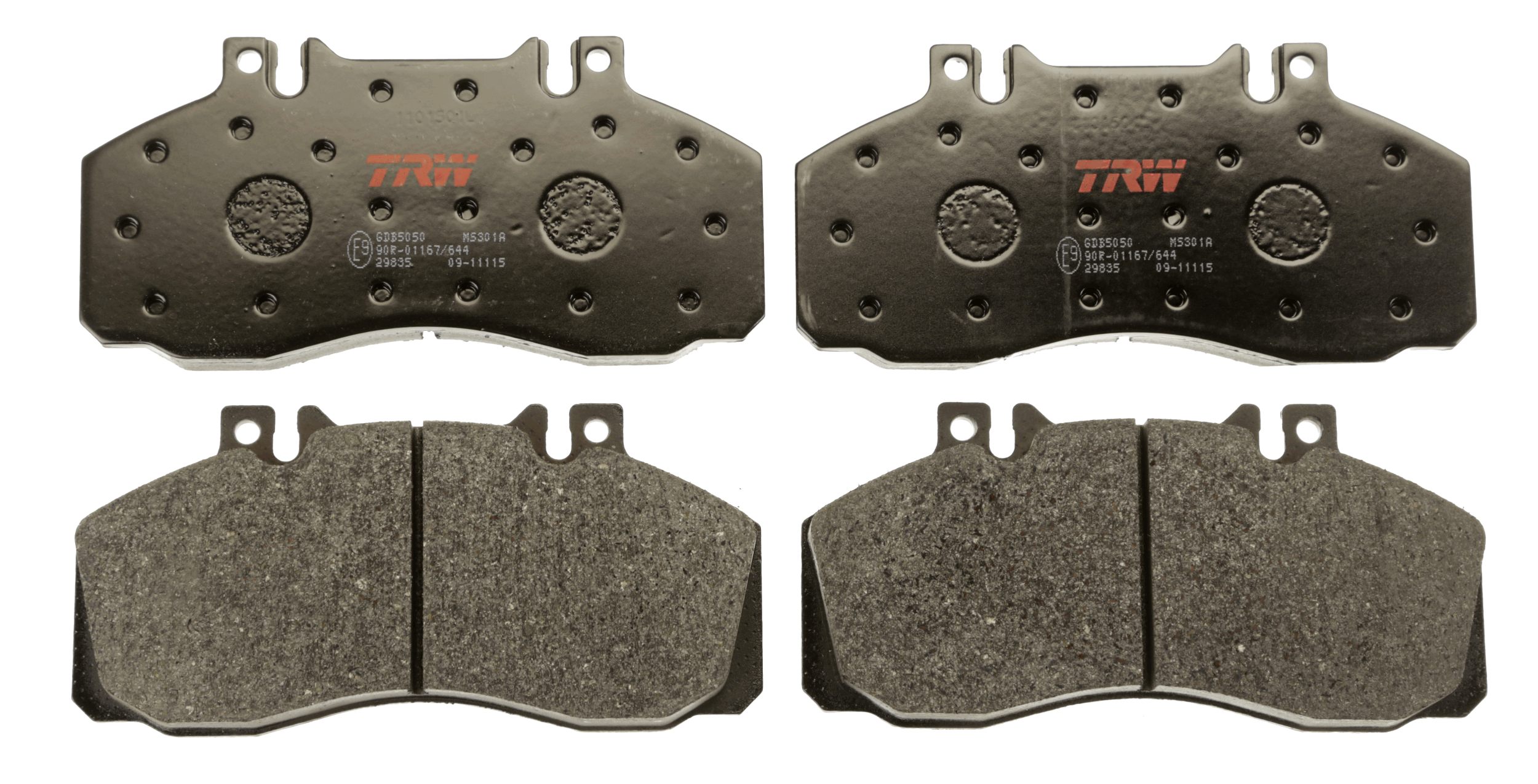 Brake Pad Set, disc brake - GDB5050 TRW