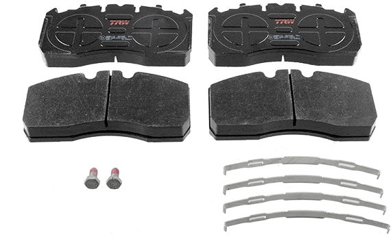 Brake Pad Set, disc brake - GDB5112 TRW