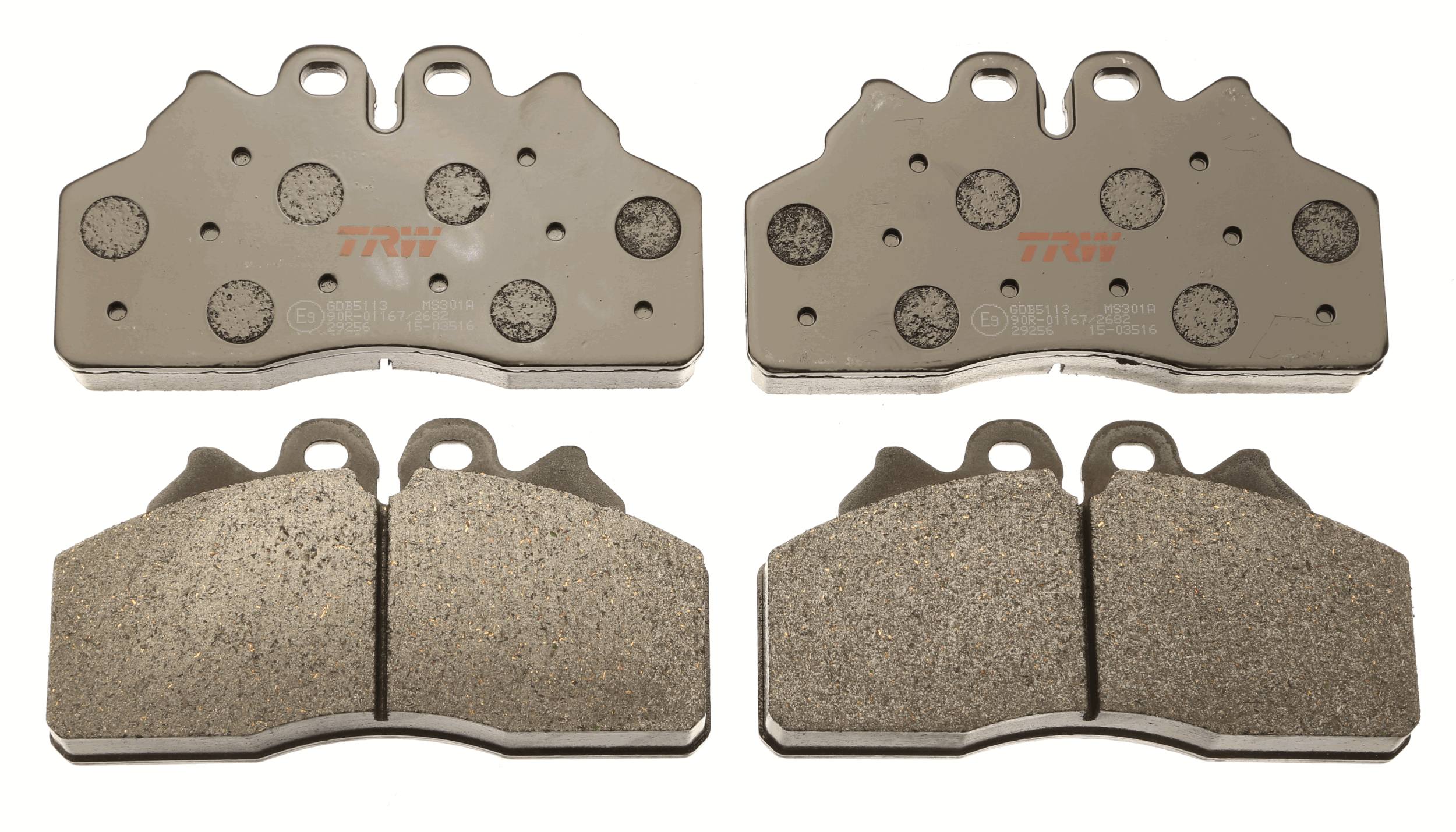 Brake Pad Set, disc brake - GDB5113 TRW