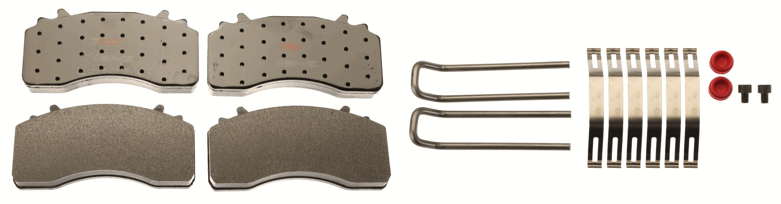 Brake Pad Set, disc brake - GDB5114 TRW
