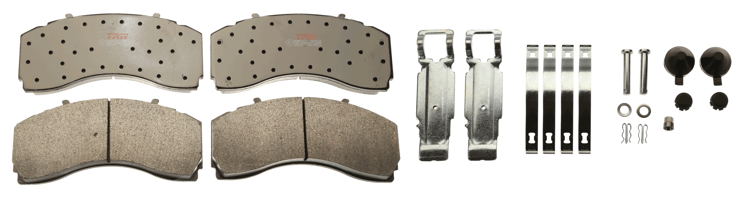 Brake Pad Set, disc brake - GDB5117 TRW
