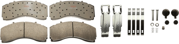Brake Pad Set, disc brake - GDB5117 TRW