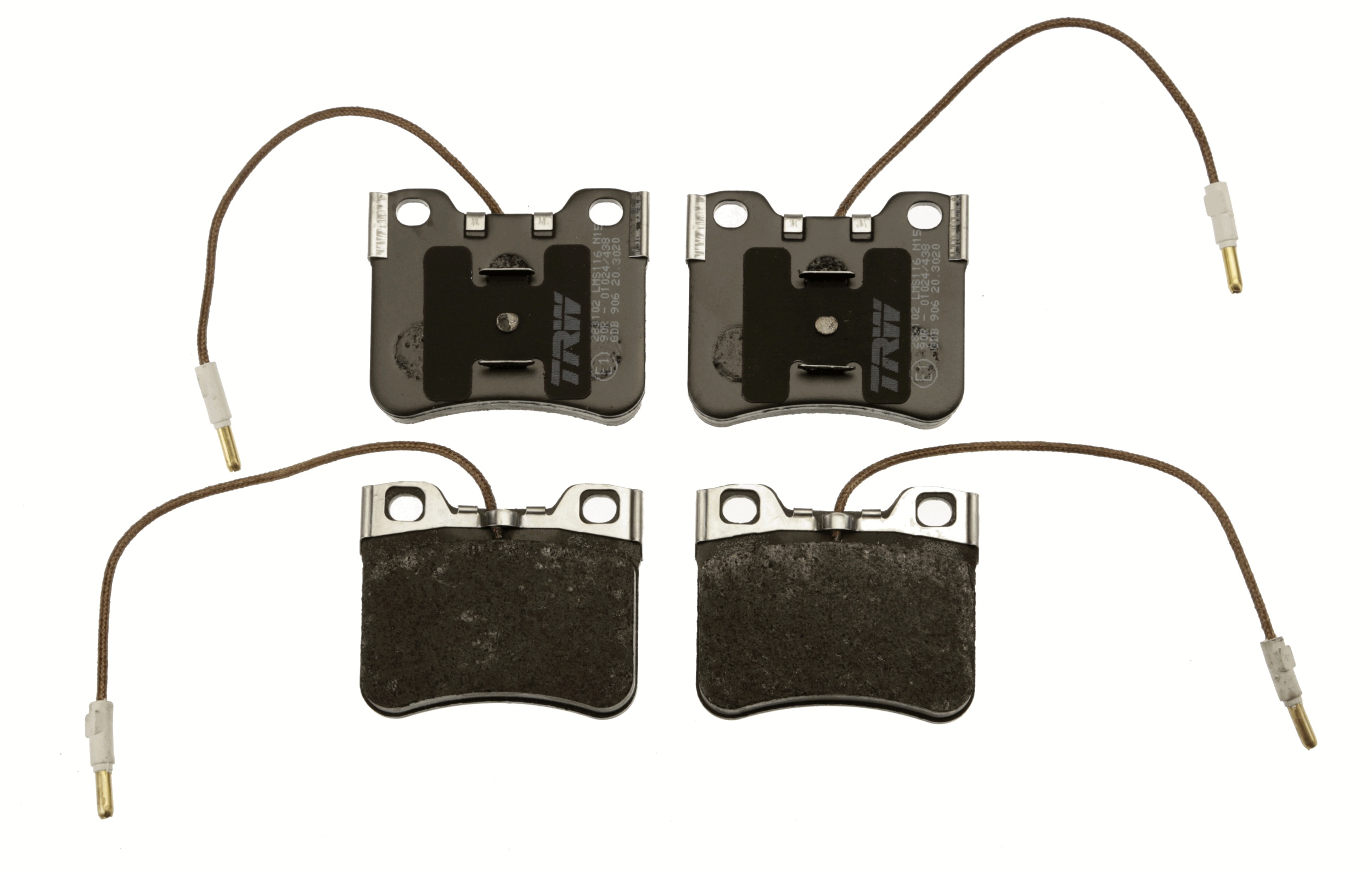 Brake Pad Set, disc brake - GDB906 TRW